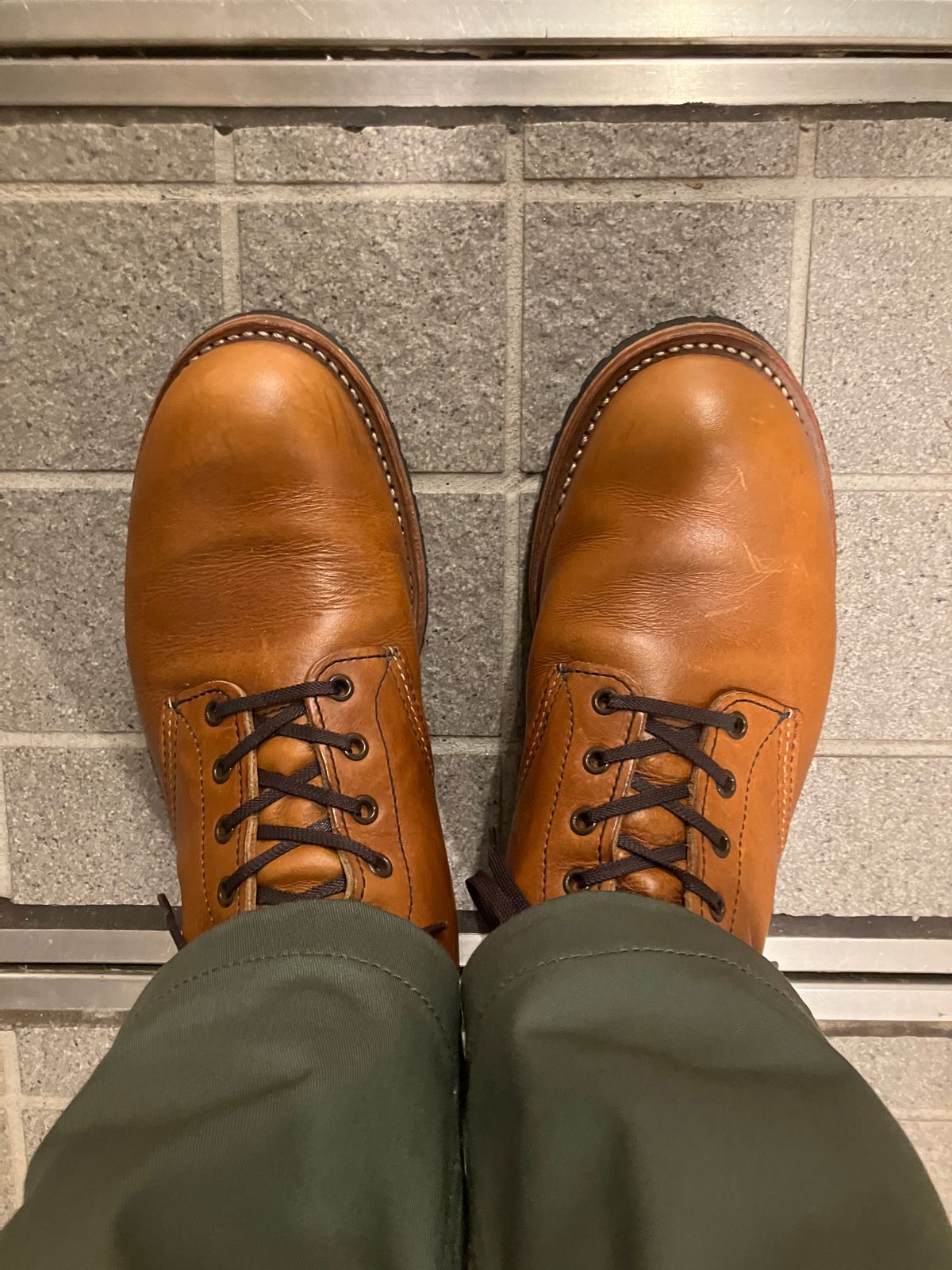 Photo by maru on June 27, 2025 of the Red Wing Beckman in S.B. Foot Chestnut Featherstone.