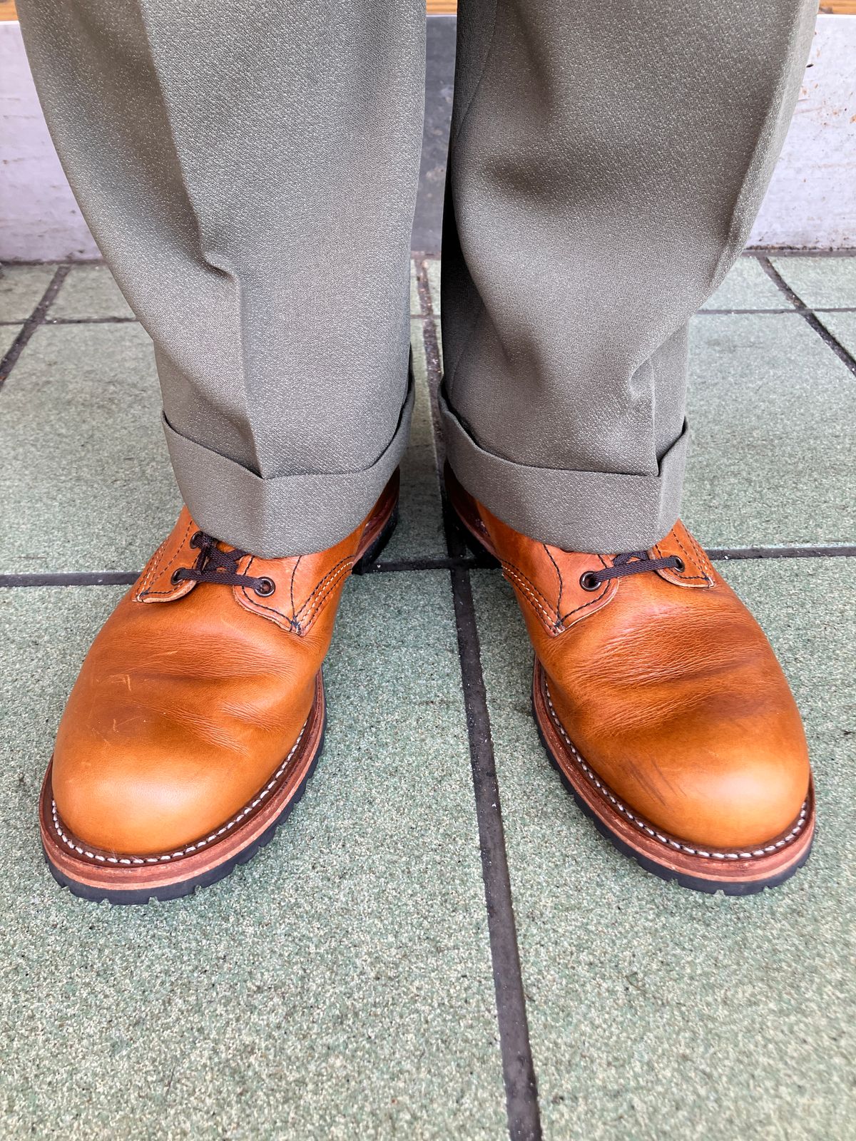 Photo by maru on June 30, 2025 of the Red Wing Beckman in S.B. Foot Chestnut Featherstone.