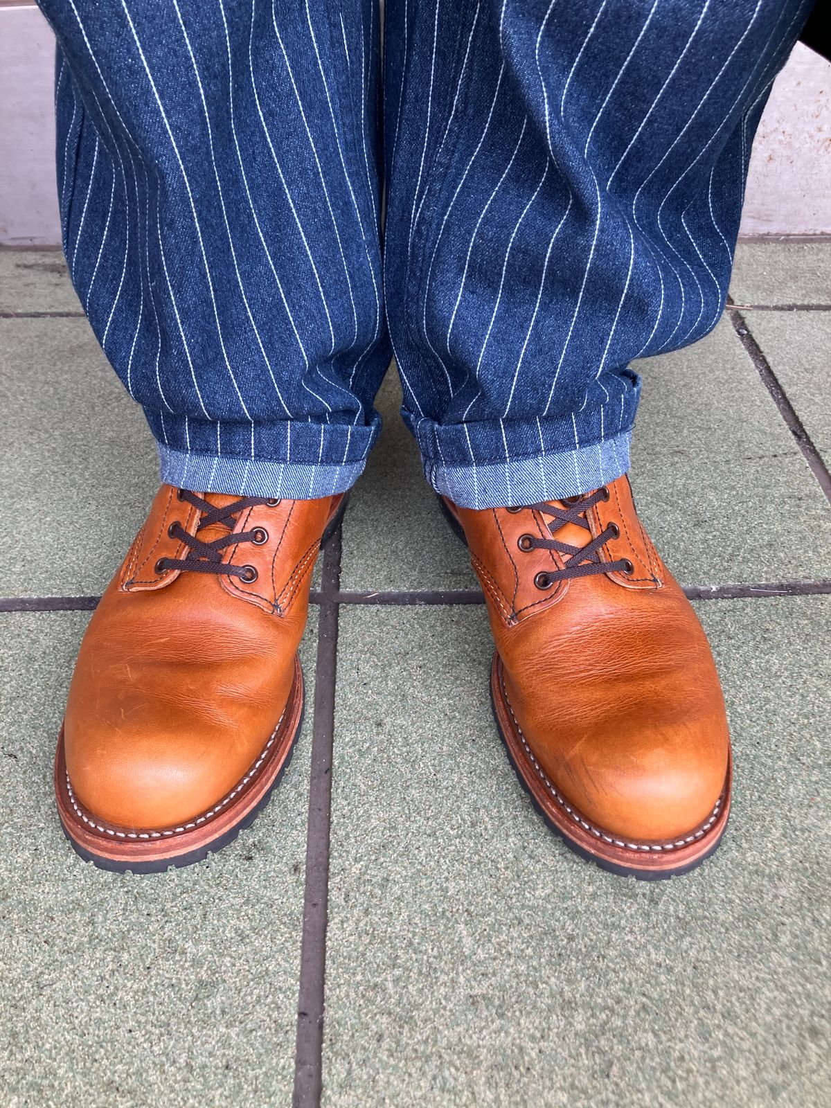 Photo by maru on July 9, 2025 of the Red Wing Beckman in S.B. Foot Chestnut Featherstone.