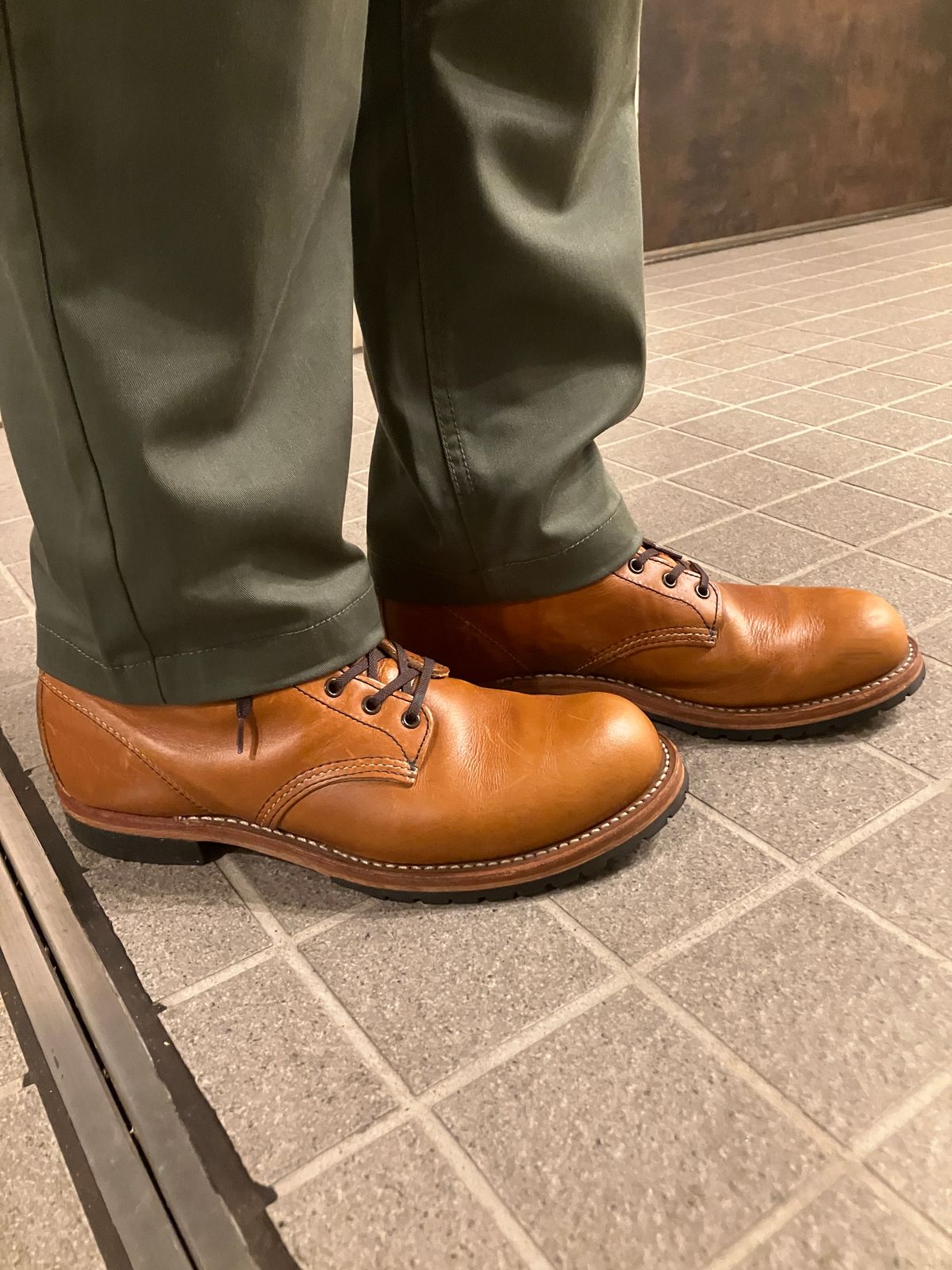 Photo by maru on June 19, 2025 of the Red Wing Beckman in S.B. Foot Chestnut Featherstone.
