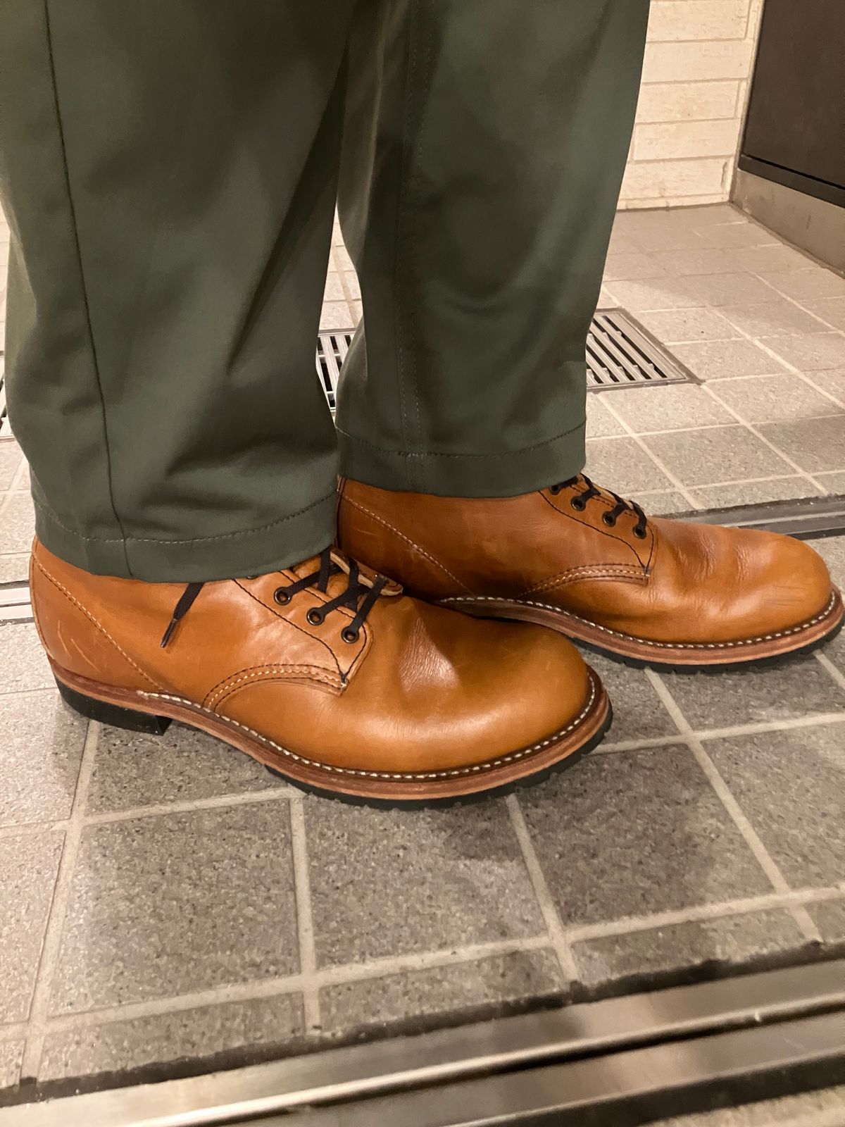 Photo by maru on June 27, 2025 of the Red Wing Beckman in S.B. Foot Chestnut Featherstone.