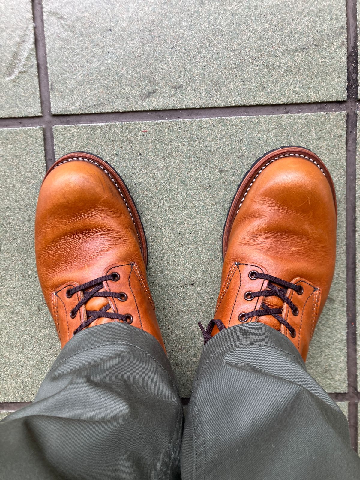 Photo by maru on July 17, 2025 of the Red Wing Beckman in S.B. Foot Chestnut Featherstone.