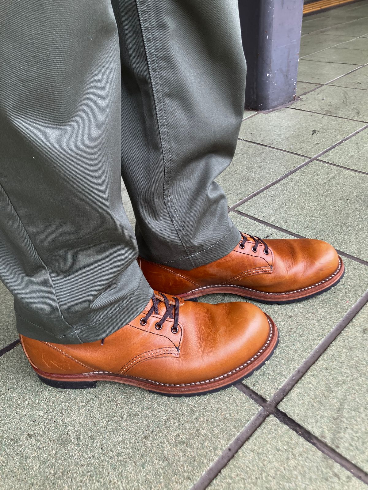 Photo by maru on July 17, 2025 of the Red Wing Beckman in S.B. Foot Chestnut Featherstone.
