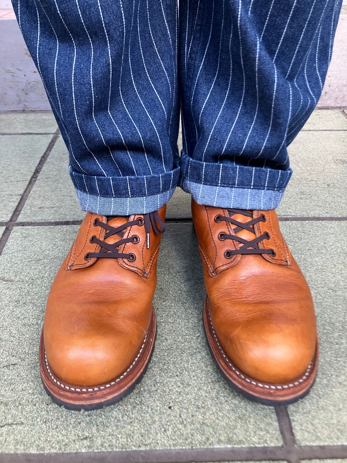 Photo by maru on July 23, 2025 of the Red Wing Beckman in S.B. Foot Chestnut Featherstone.