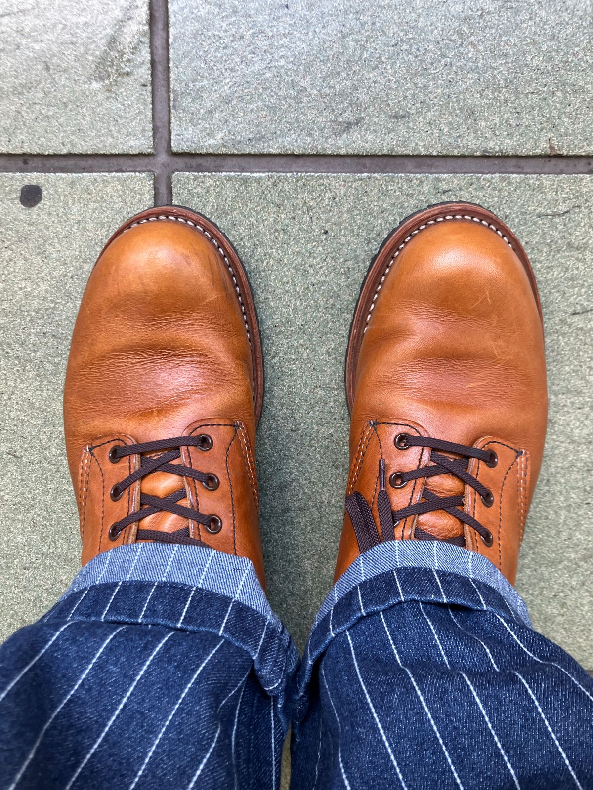 Photo by maru on July 23, 2025 of the Red Wing Beckman in S.B. Foot Chestnut Featherstone.
