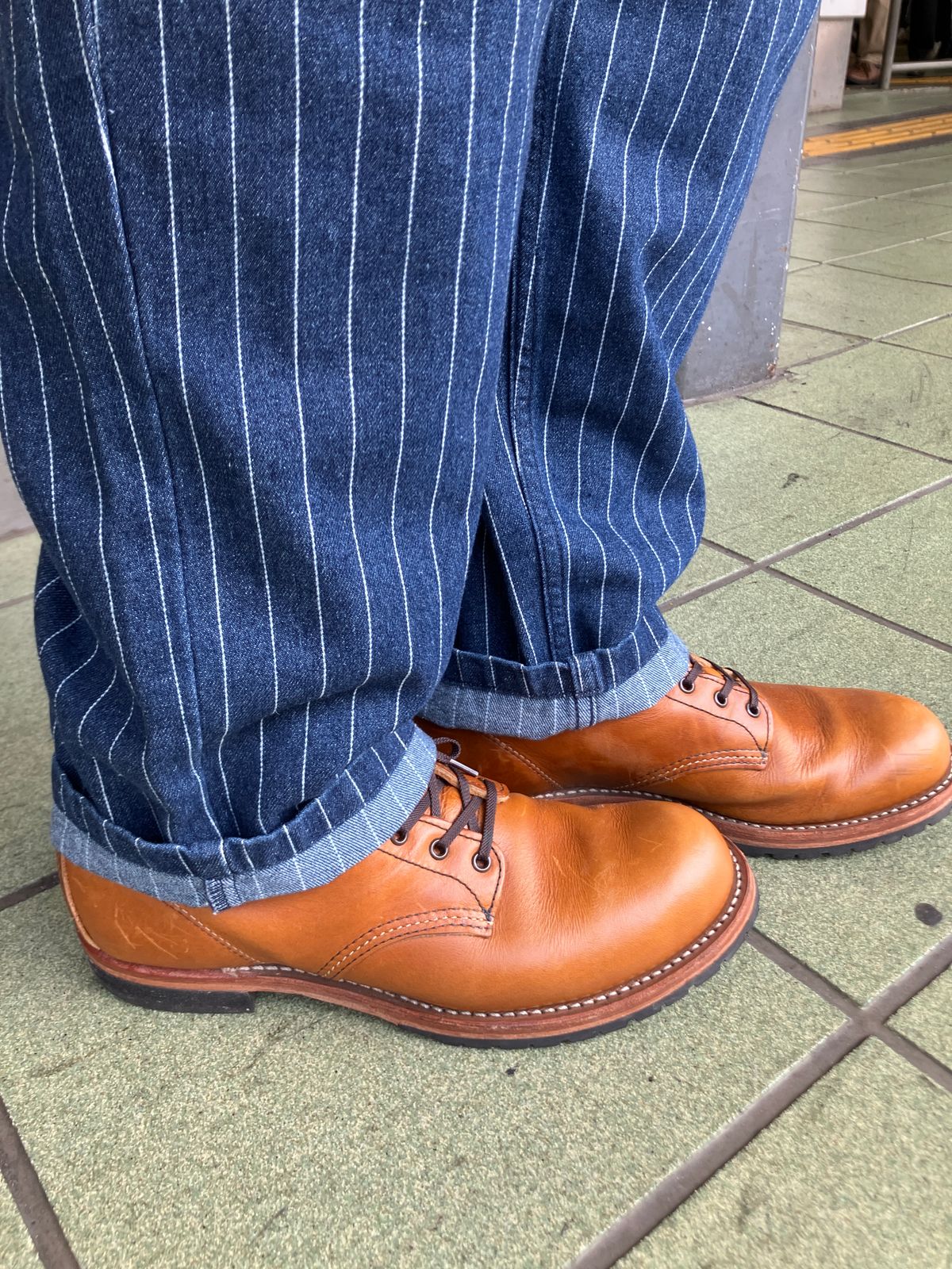 Photo by maru on July 23, 2025 of the Red Wing Beckman in S.B. Foot Chestnut Featherstone.
