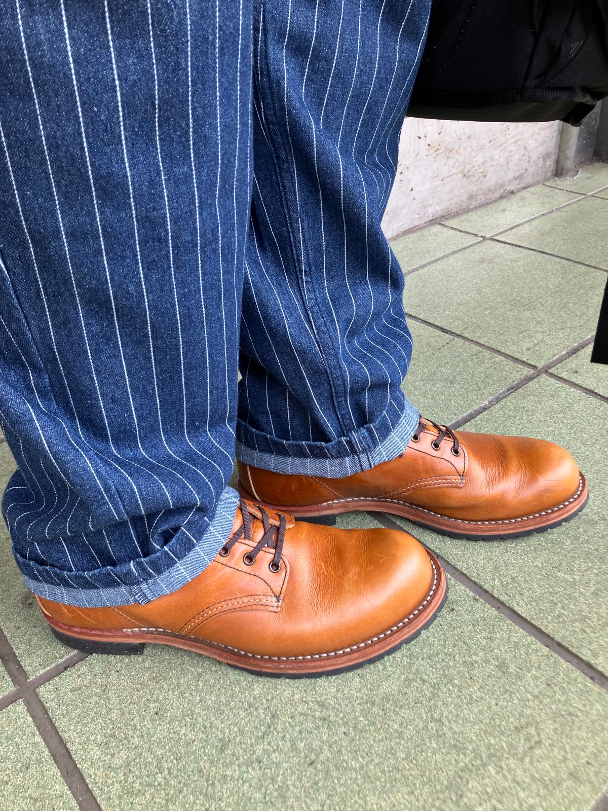 Photo by maru on July 9, 2025 of the Red Wing Beckman in S.B. Foot Chestnut Featherstone.