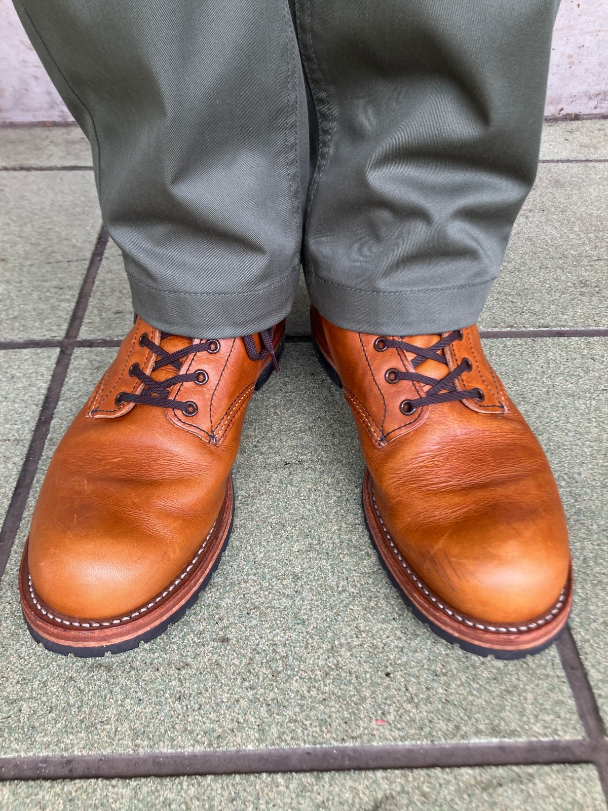 Photo by maru on July 17, 2025 of the Red Wing Beckman in S.B. Foot Chestnut Featherstone.