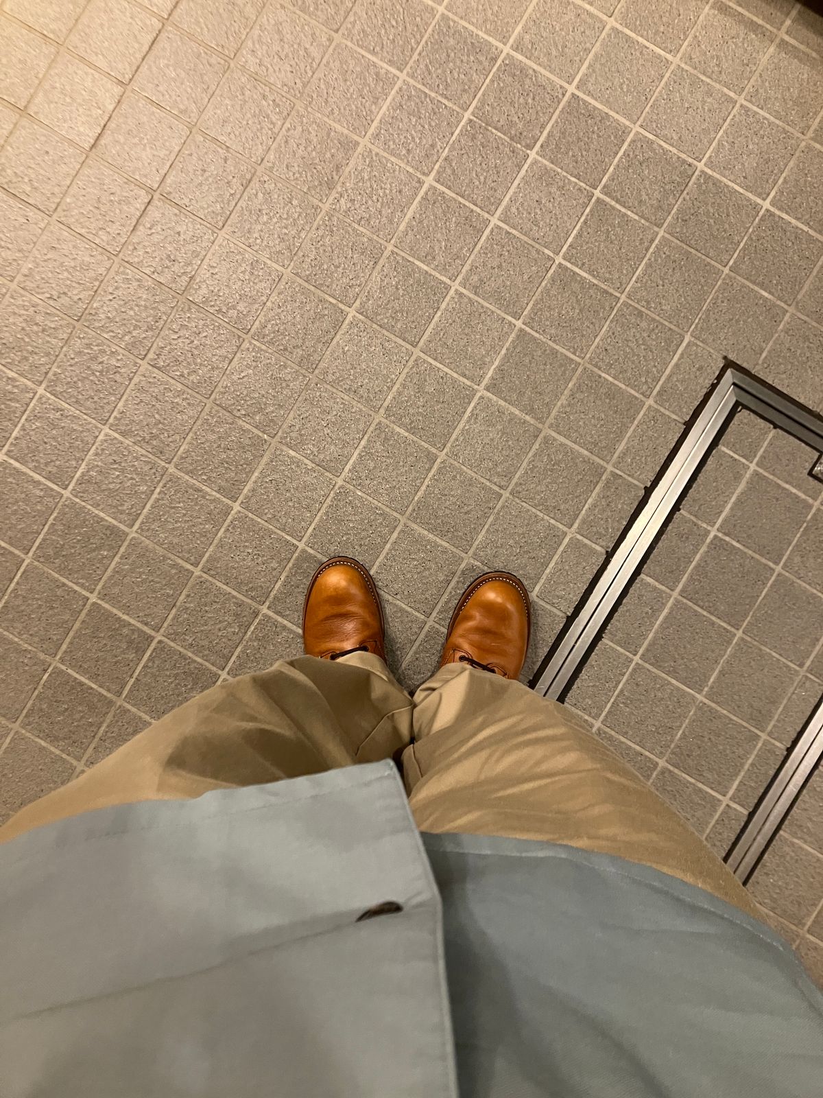 Photo by maru on July 30, 2025 of the Red Wing Beckman in S.B. Foot Chestnut Featherstone.