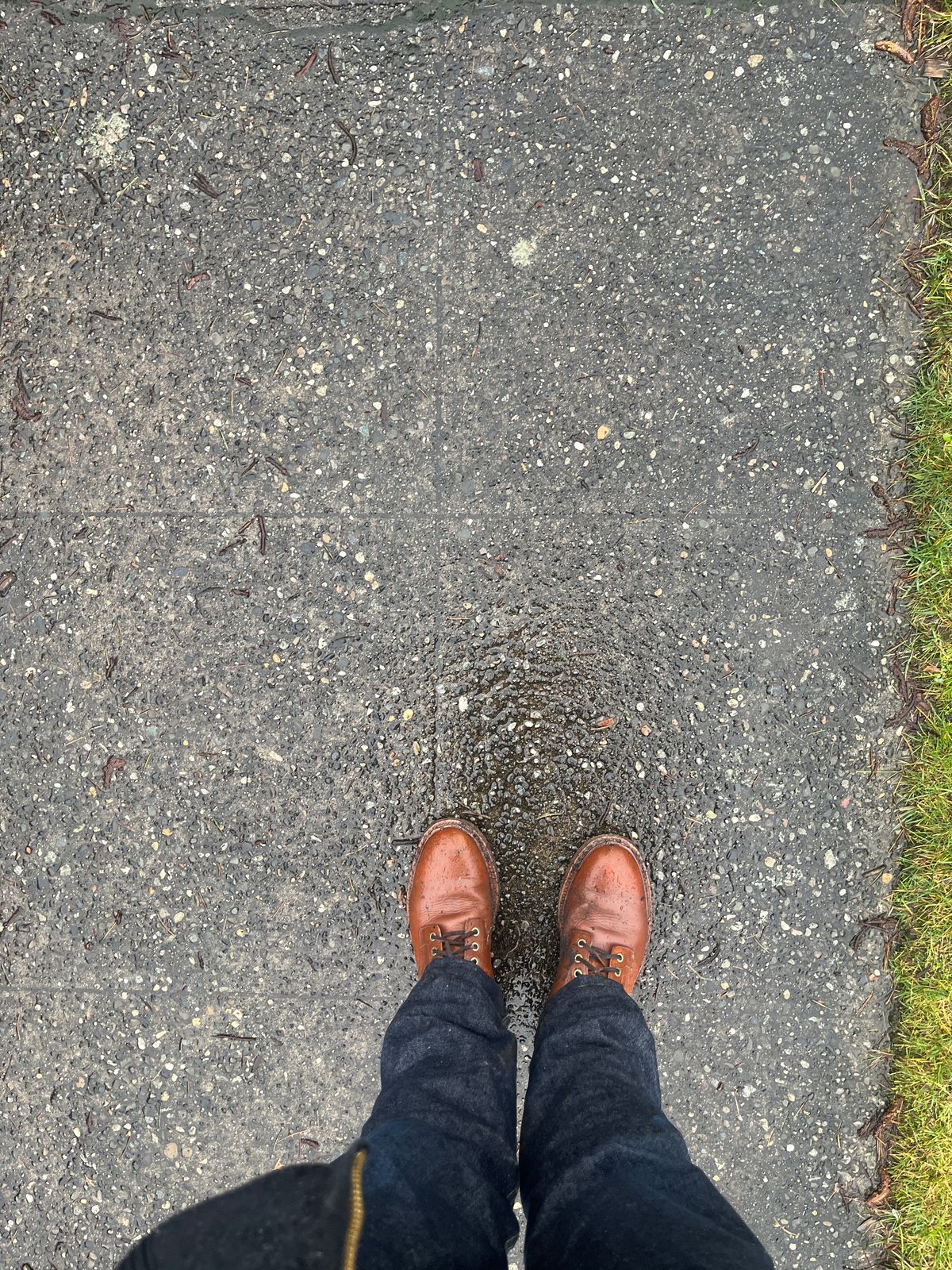 Photo by LA999 on January 4, 2025 of the Grant Stone Diesel Boot in Badalassi Carlo Saddle Tan Minerva.