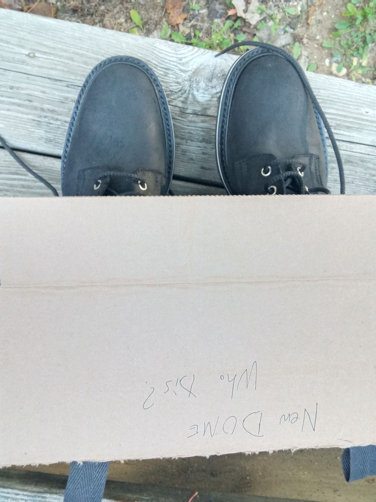 Photo by drew_gruff on October 1, 2025 of the Tricker's Burford Country Boot in C.F. Stead Black Waxy Commander Suede.