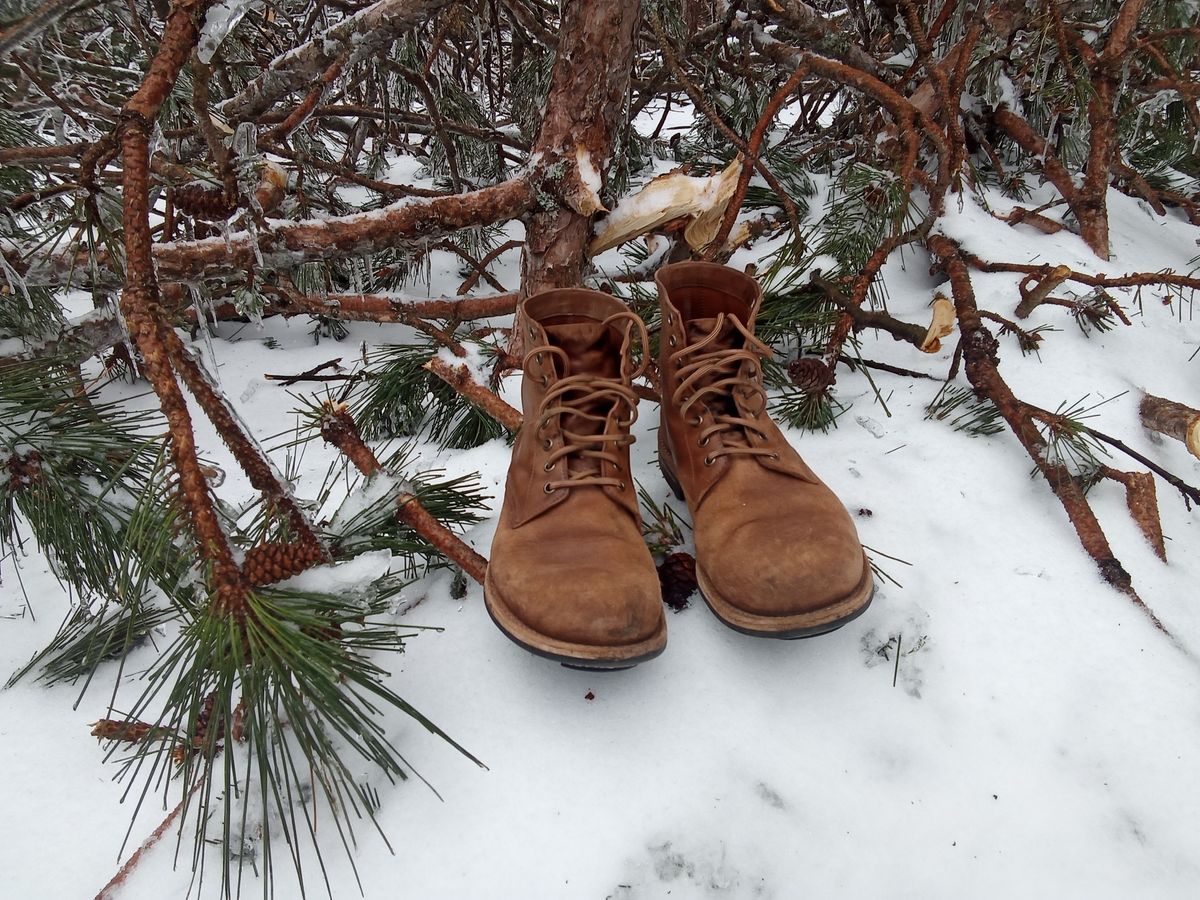 Thumbnail of review: The boots are a different pair than I started with 6 months ago, better looking & more comfortable.
