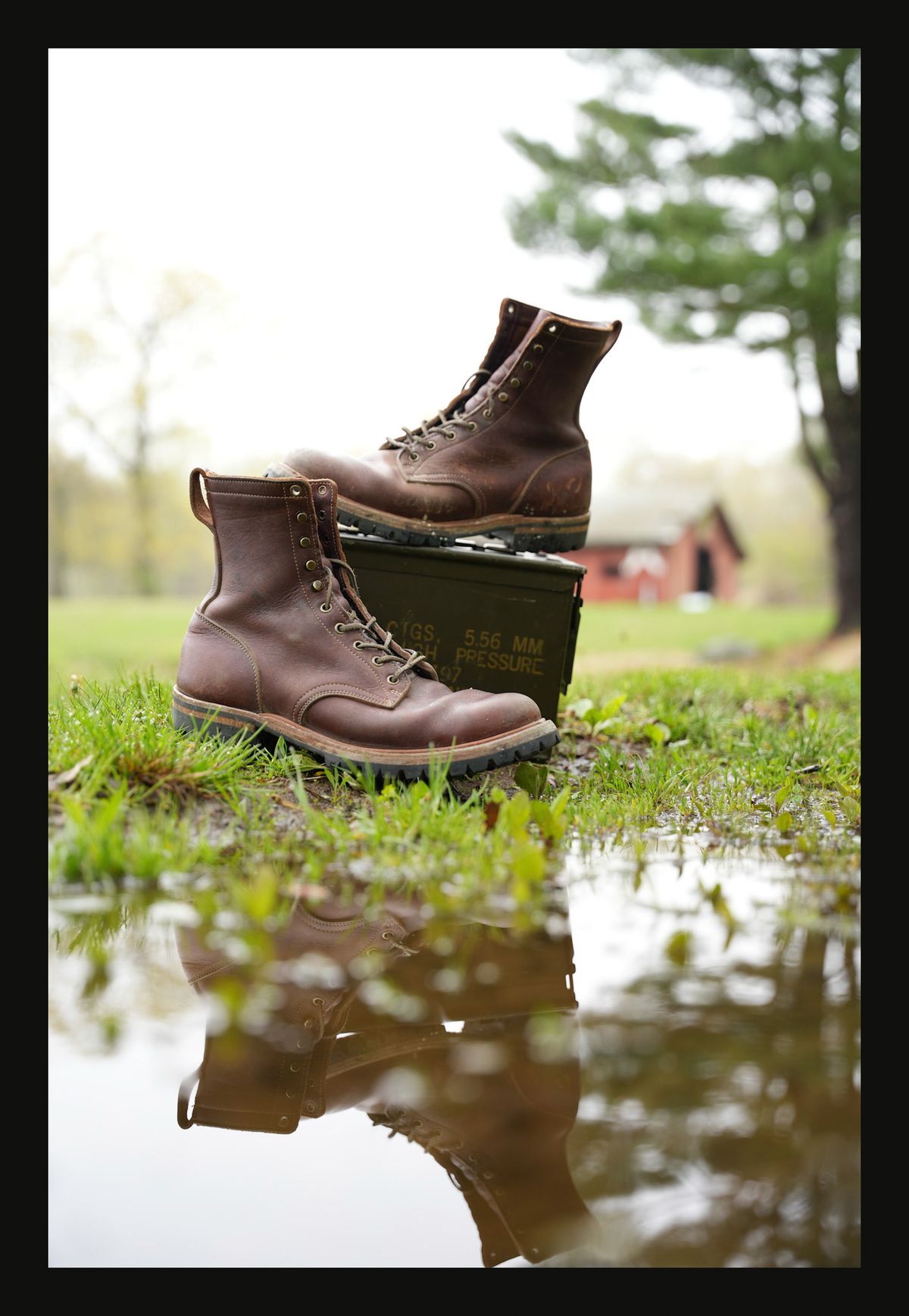 Photo by migsidk on March 6, 2021 of the Truman Upland Boot in Seidel British Tan Double Shot.