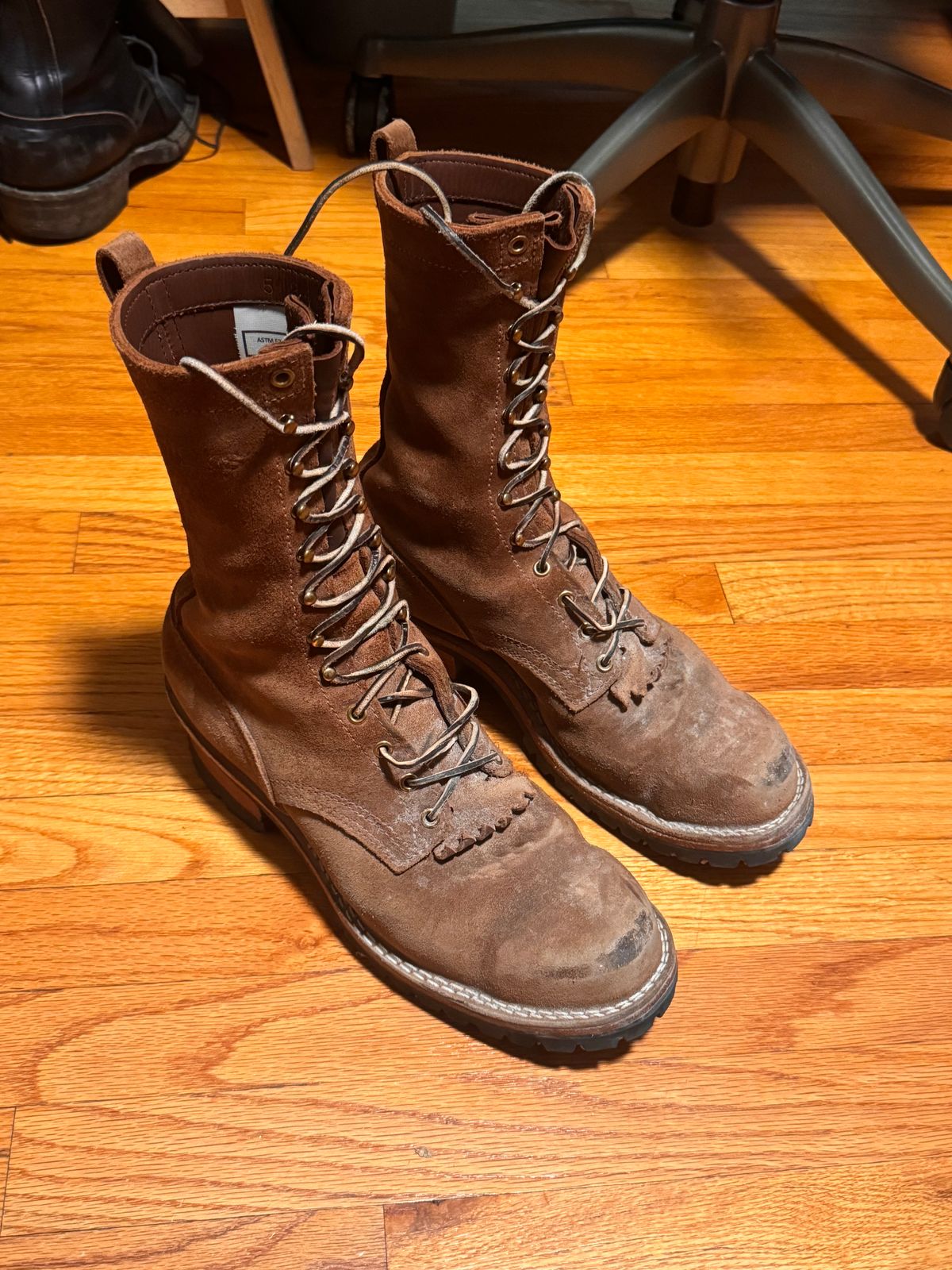 Photo by migsidk on July 25, 2024 of the Nicks BuilderPro in Seidel 1964 Walnut Roughout.