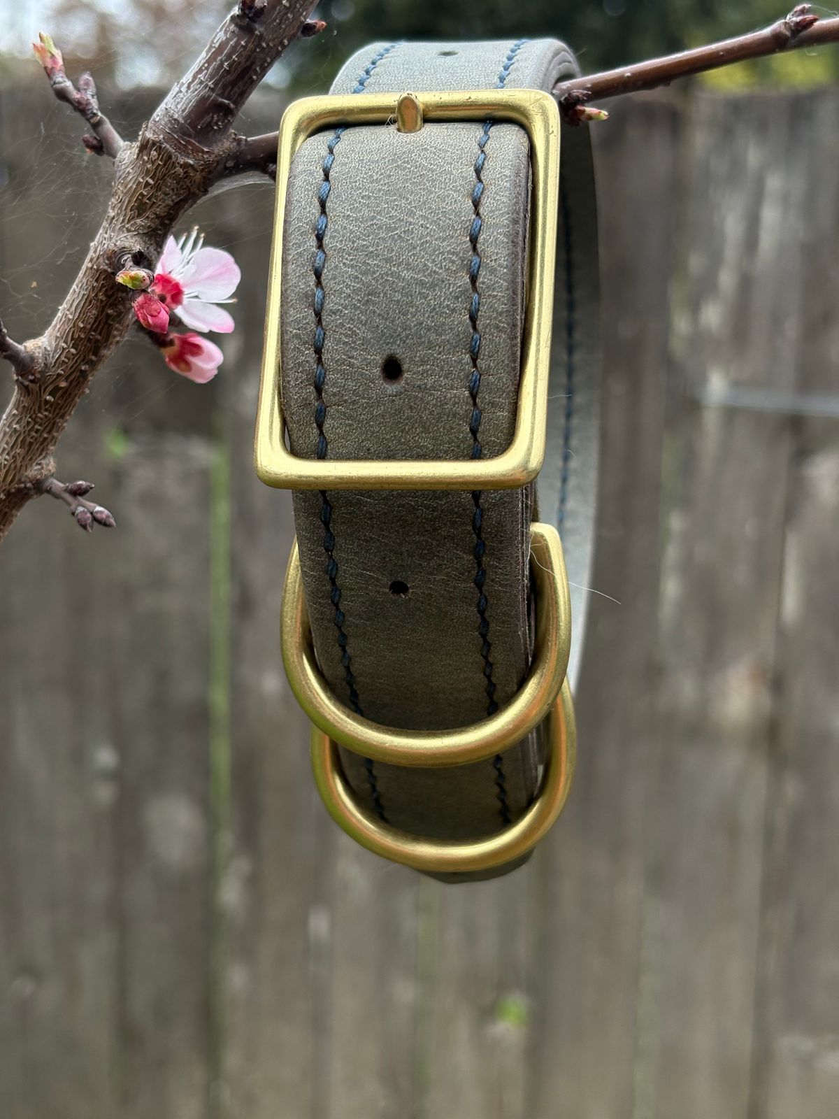 Photo by redmarengo on March 30, 2026 of the Green Hollow Gear Field Friend in Horween Storm Blue Cypress & Korba Purple Calf.