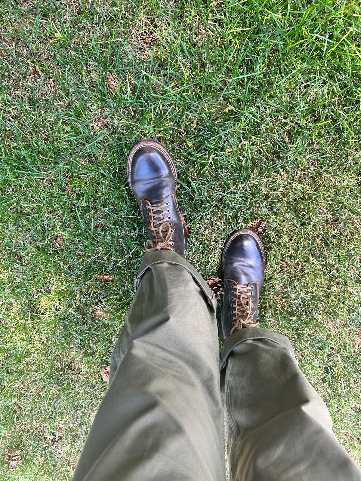 Photo by keithy on July 10, 2026 of the Benzein Kanon Boot in Maryam Black Teacore Horsebutt.