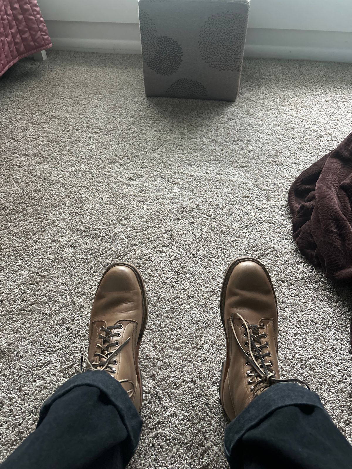 Photo by keithy on May 17, 2025 of the White's MP-M1 in Horween Natural Chromexcel.