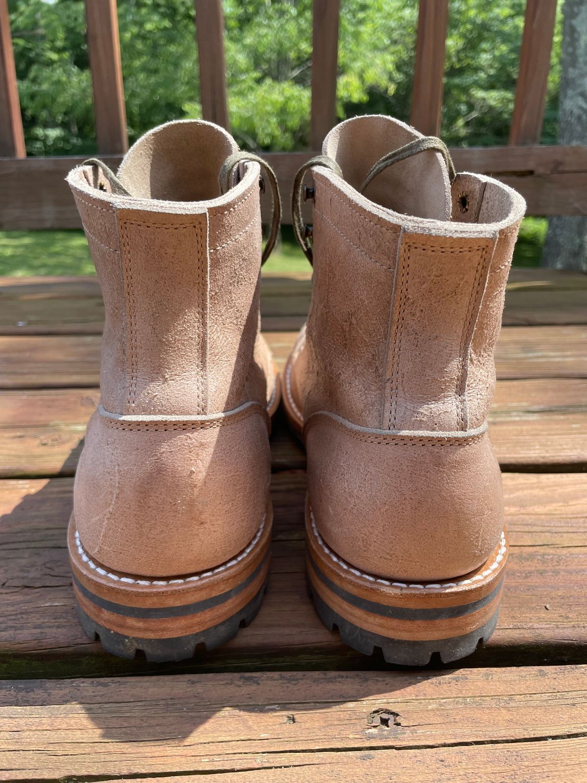 Photo by GTOby04 on June 24, 2025 of the Truman Cap Toe Boot in C. F. Stead Gobi Waxy Mohawk.
