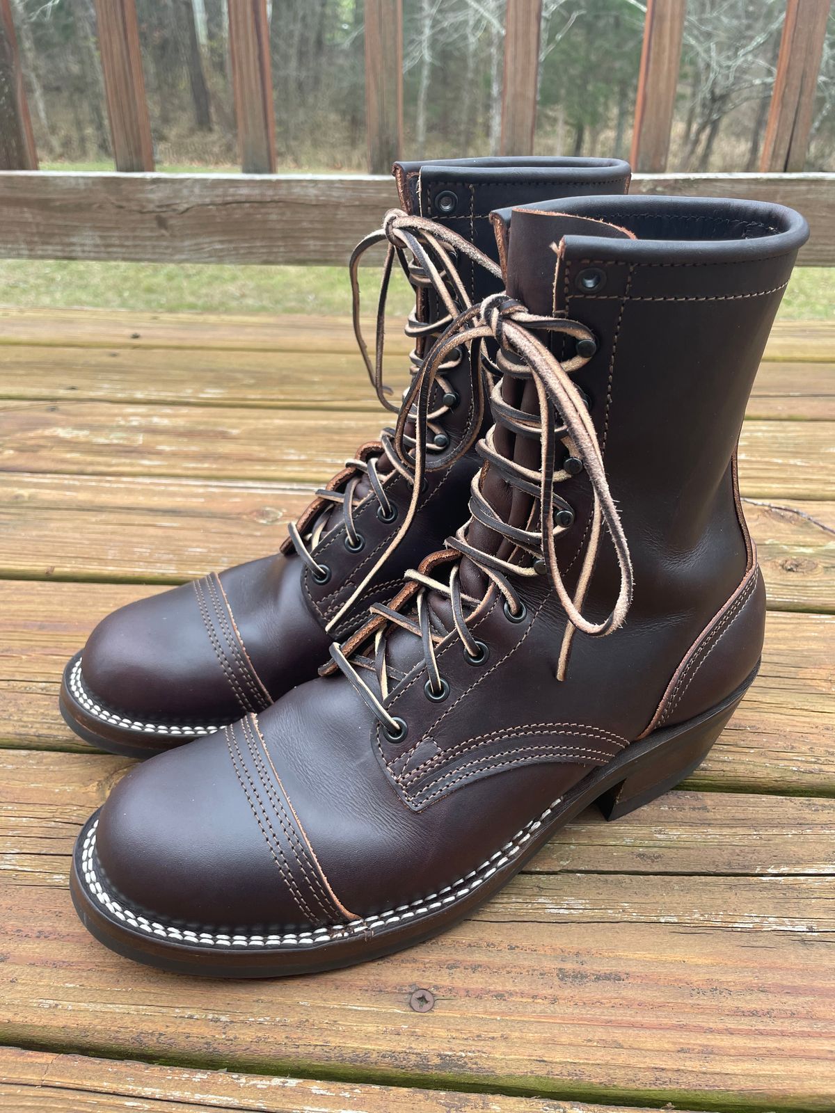 Photo by GTOby04 on November 27, 2025 of the Nicks MTO in Wickett & Craig Walnut Double Stuffed.