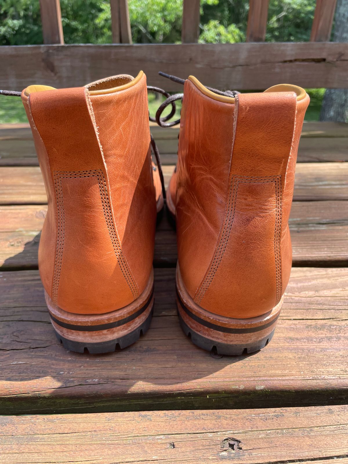 Photo by GTOby04 on June 24, 2025 of the Viberg Hiker in Horween Natural Dublin.