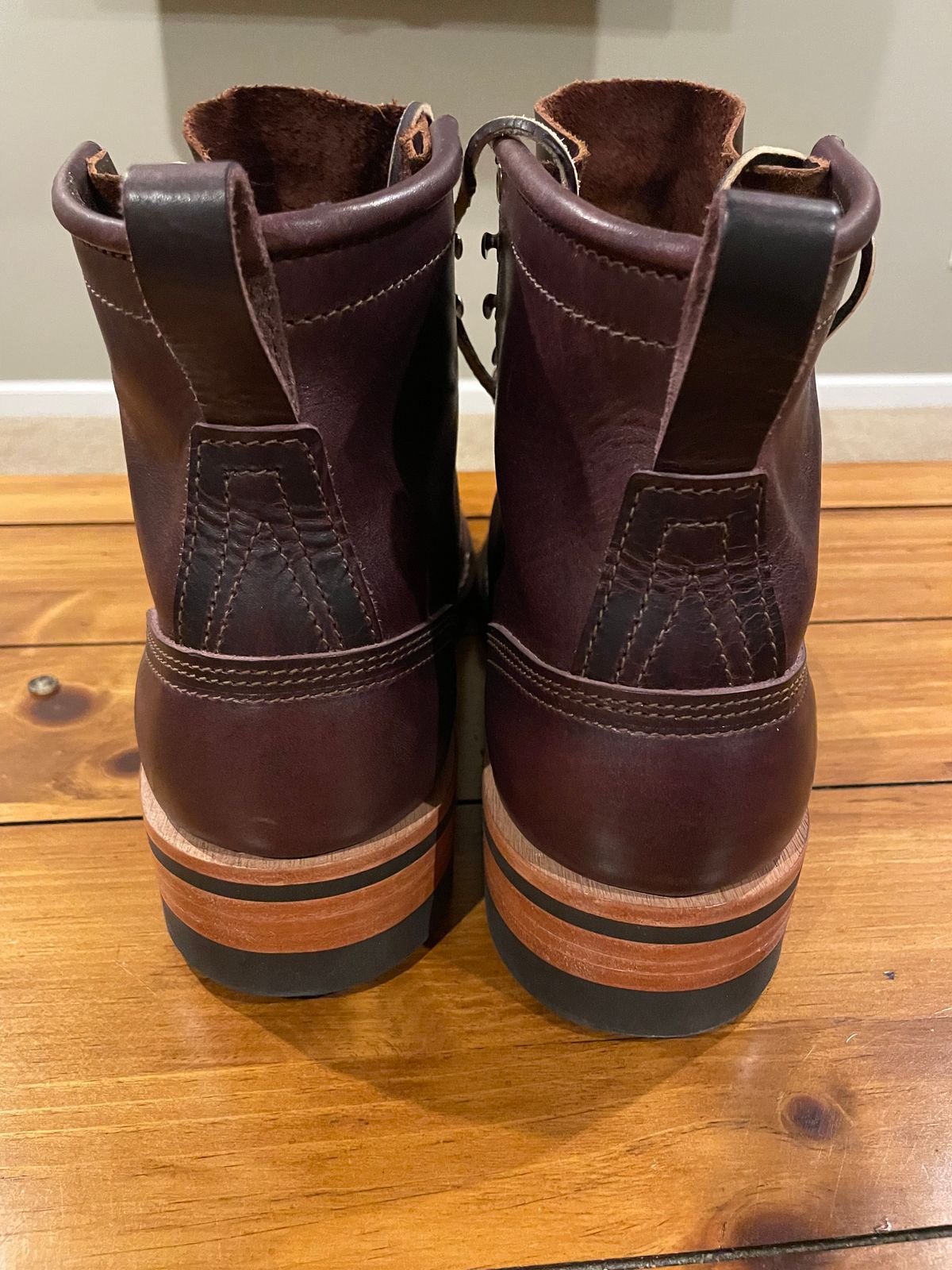Photo by GTOby04 on September 10, 2025 of the Nicks Falcon in Horween Color 8 Cypress.