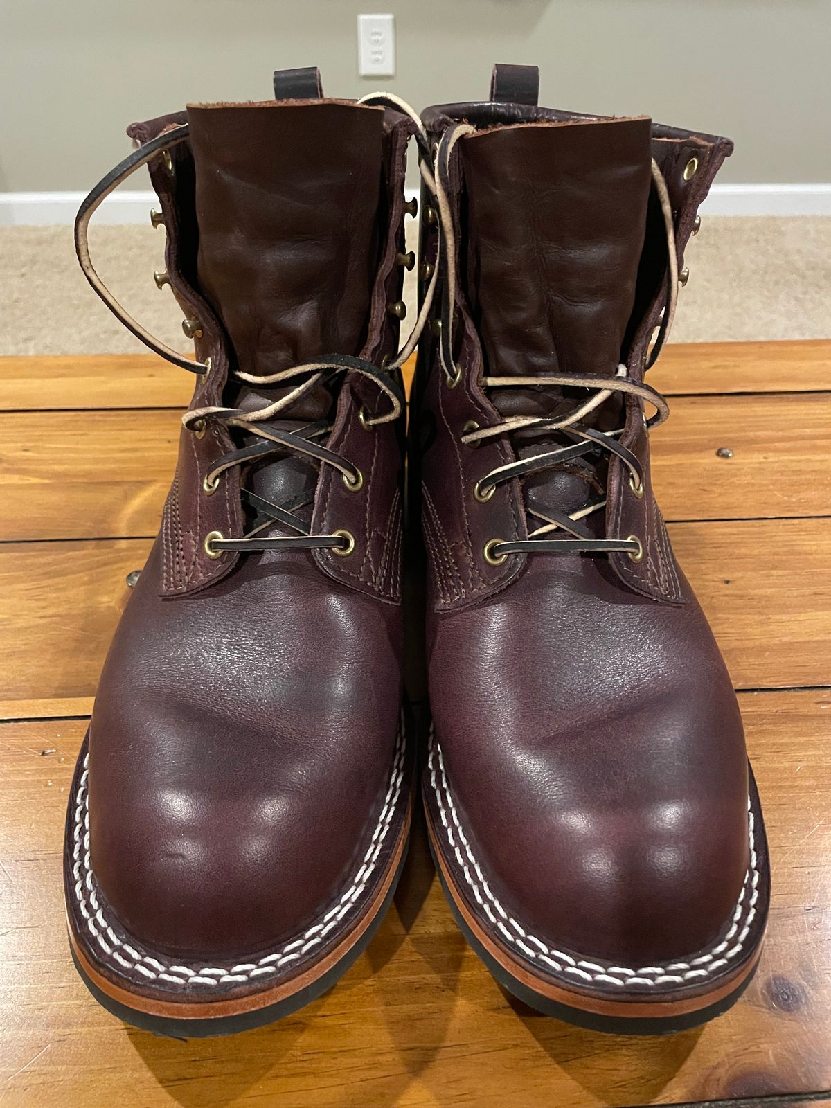 Photo by GTOby04 on September 10, 2025 of the Nicks Falcon in Horween Color 8 Cypress.