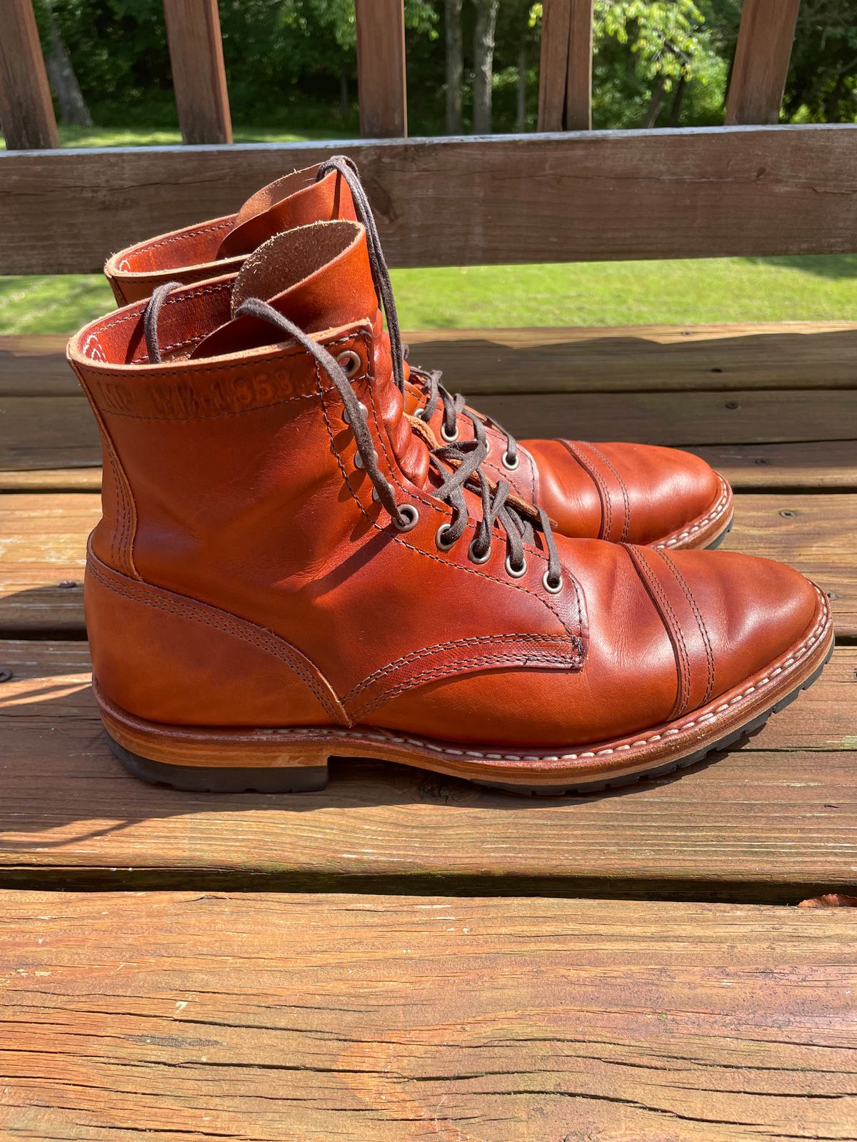 Photo by GTOby04 on June 24, 2025 of the White's MP-Sherman Plain Toe in Wickett & Craig Latigo.