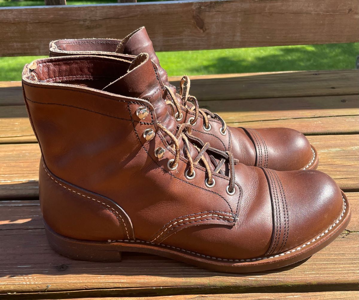 Photo by GTOby04 on June 23, 2025 of the Red Wing Iron Ranger in S.B. Foot Amber Harness.