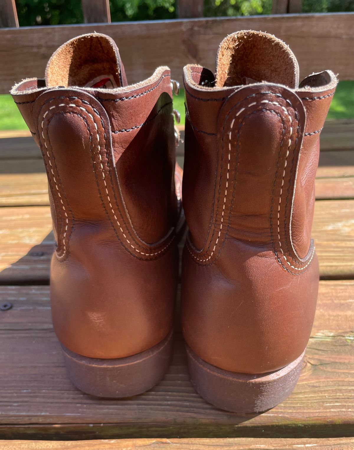 Photo by GTOby04 on June 23, 2025 of the Red Wing Iron Ranger in S.B. Foot Amber Harness.