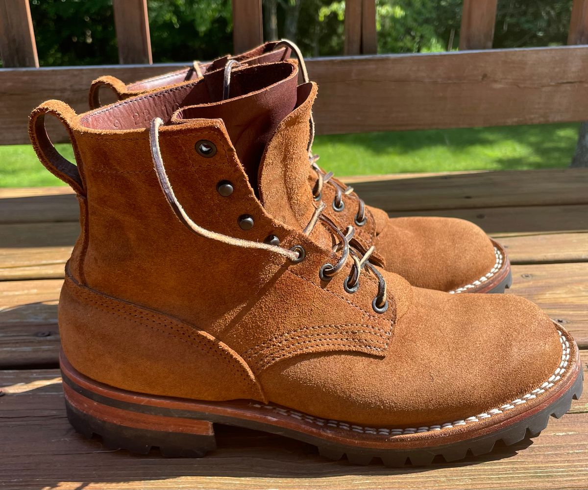 Photo by GTOby04 on June 23, 2025 of the Nicks Urban Drifter in Seidel 1964 Brown Roughout.
