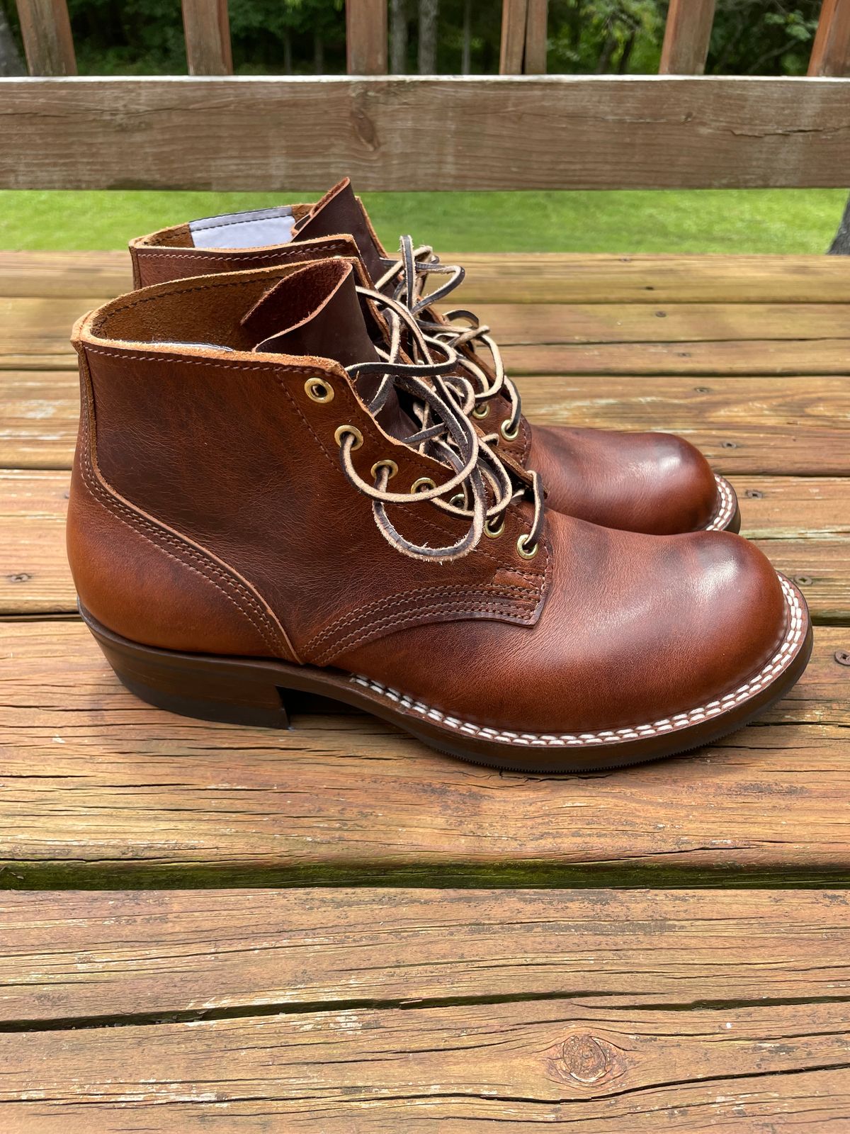Photo by GTOby04 on August 2, 2025 of the Nicks MTO in Horween Italian Brown Cypress.