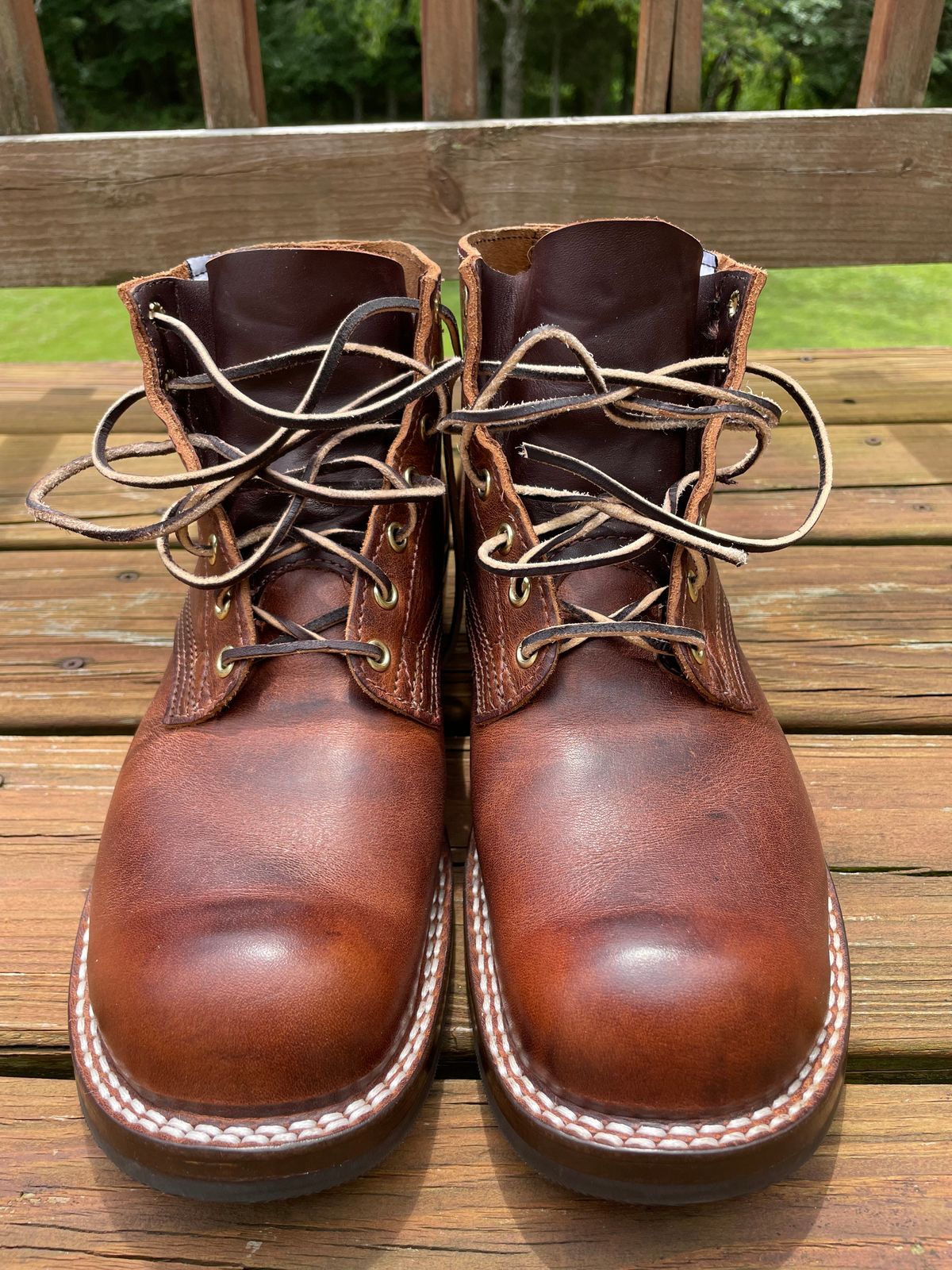 Photo by GTOby04 on August 2, 2025 of the Nicks MTO in Horween Italian Brown Cypress.