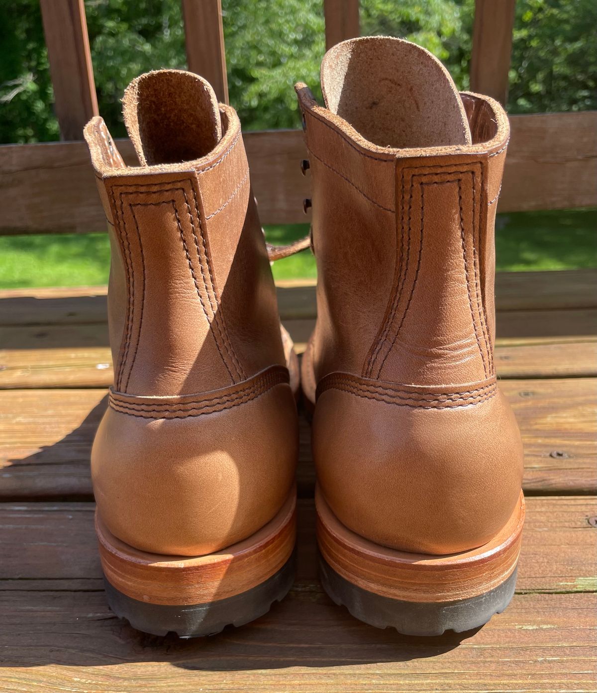 Photo by GTOby04 on June 23, 2025 of the White's MP-Sherman Toe Cap in Horween Natural Chromexcel.