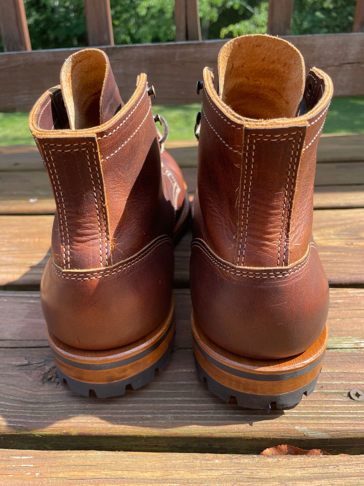 Photo by GTOby04 on June 24, 2025 of the Truman Plain Toe Boot in Seidel Tobacco Snakebite.