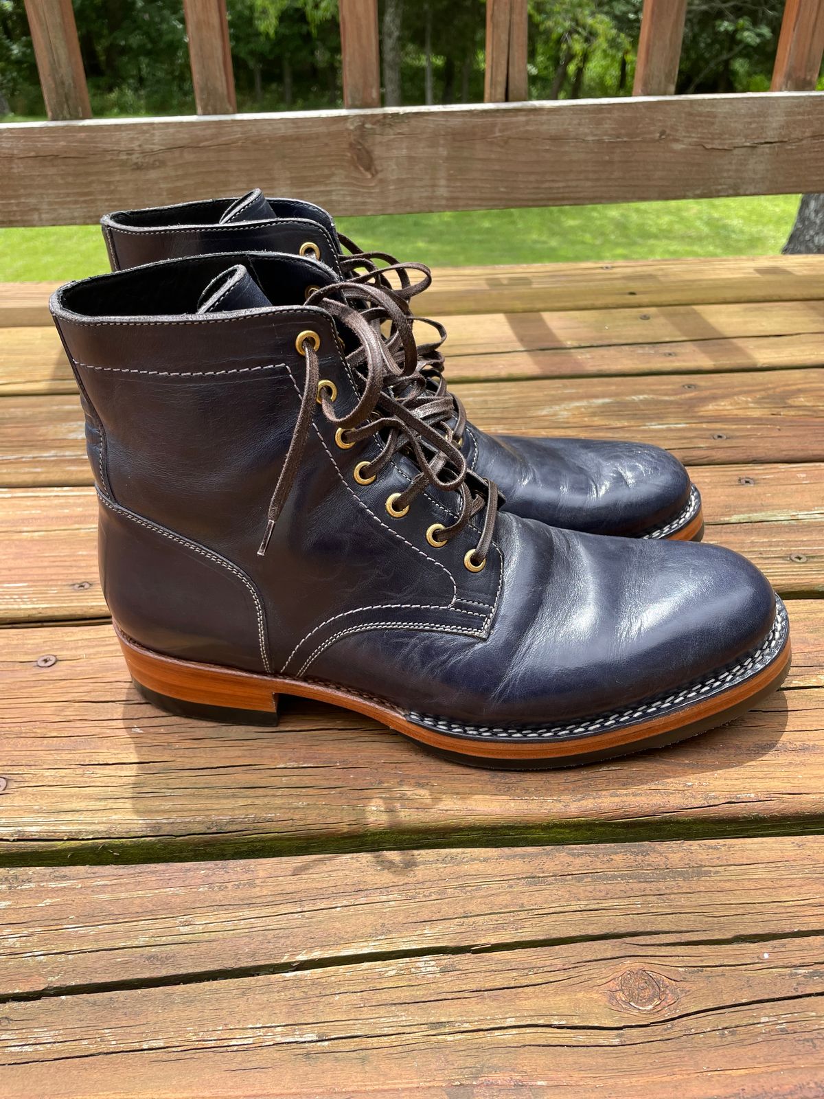 Photo by GTOby04 on August 2, 2025 of the Blkbrd Shoemaker Rudiger-Z in Maryam Navy Horserump.