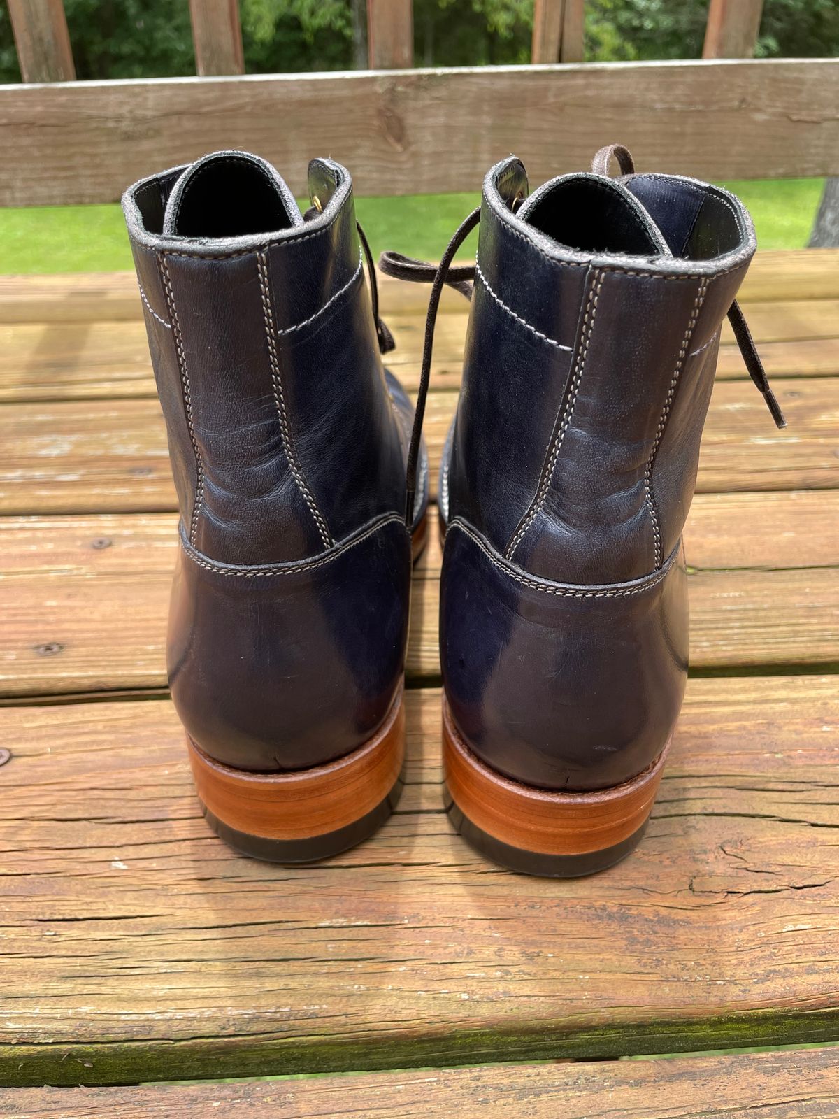 Photo by GTOby04 on August 2, 2025 of the Blkbrd Shoemaker Rudiger-Z in Maryam Navy Horserump.