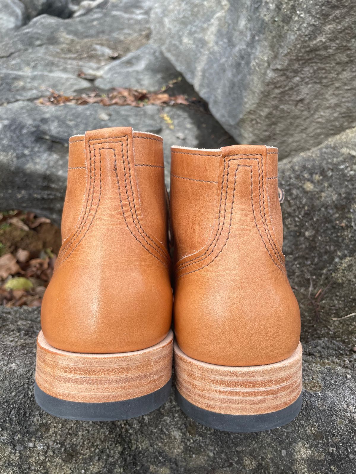 Photo by GTOby04 on November 2, 2025 of the Nicks Ivan Boot in Horween Light Natural Dublin.