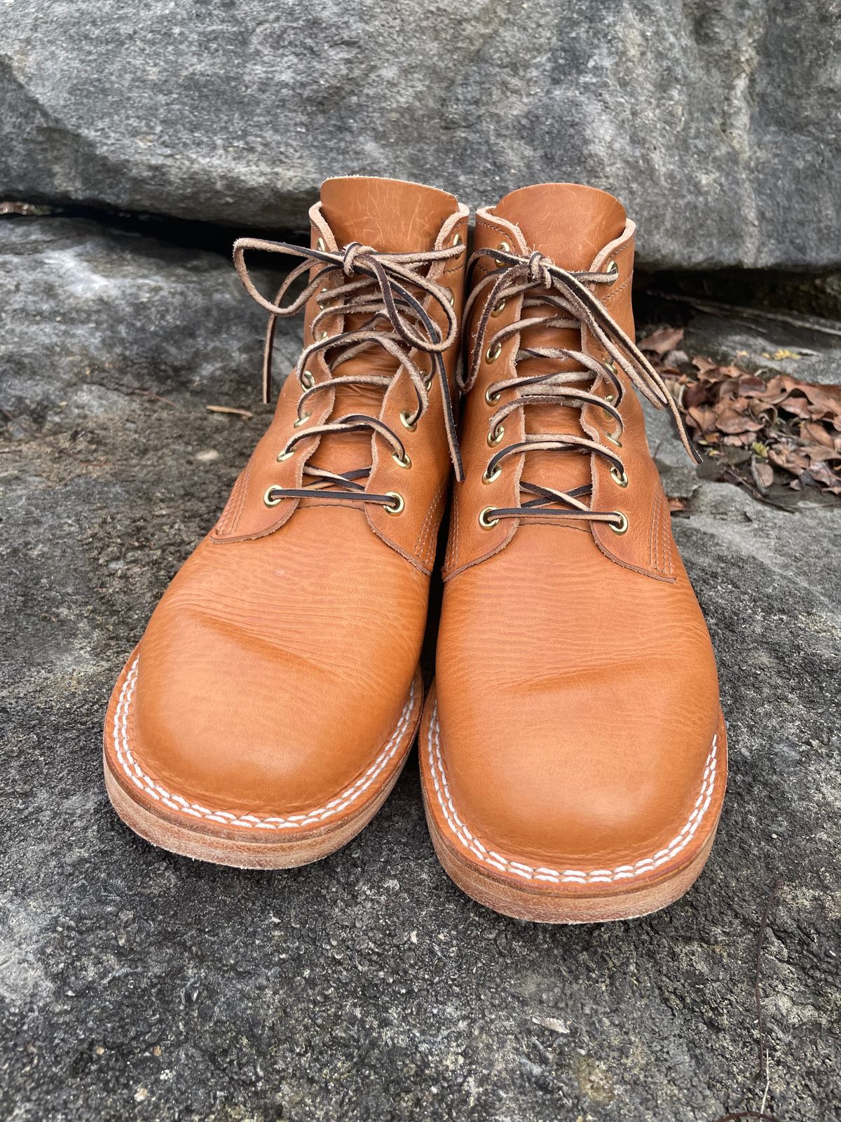 Photo by GTOby04 on November 2, 2025 of the Nicks Ivan Boot in Horween Light Natural Dublin.