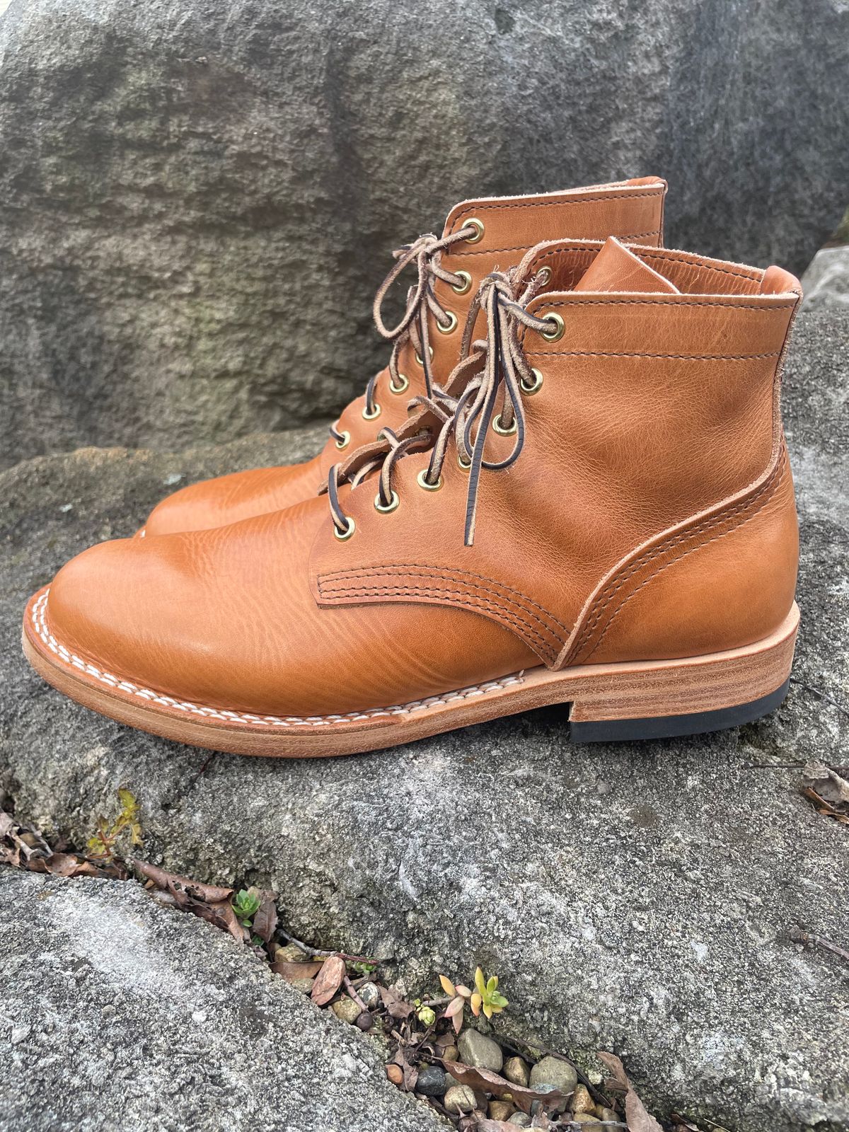 Photo by GTOby04 on November 2, 2025 of the Nicks Ivan Boot in Horween Light Natural Dublin.