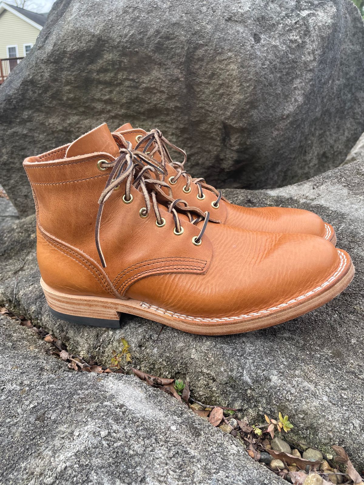 Photo by GTOby04 on November 2, 2025 of the Nicks Ivan Boot in Horween Light Natural Dublin.
