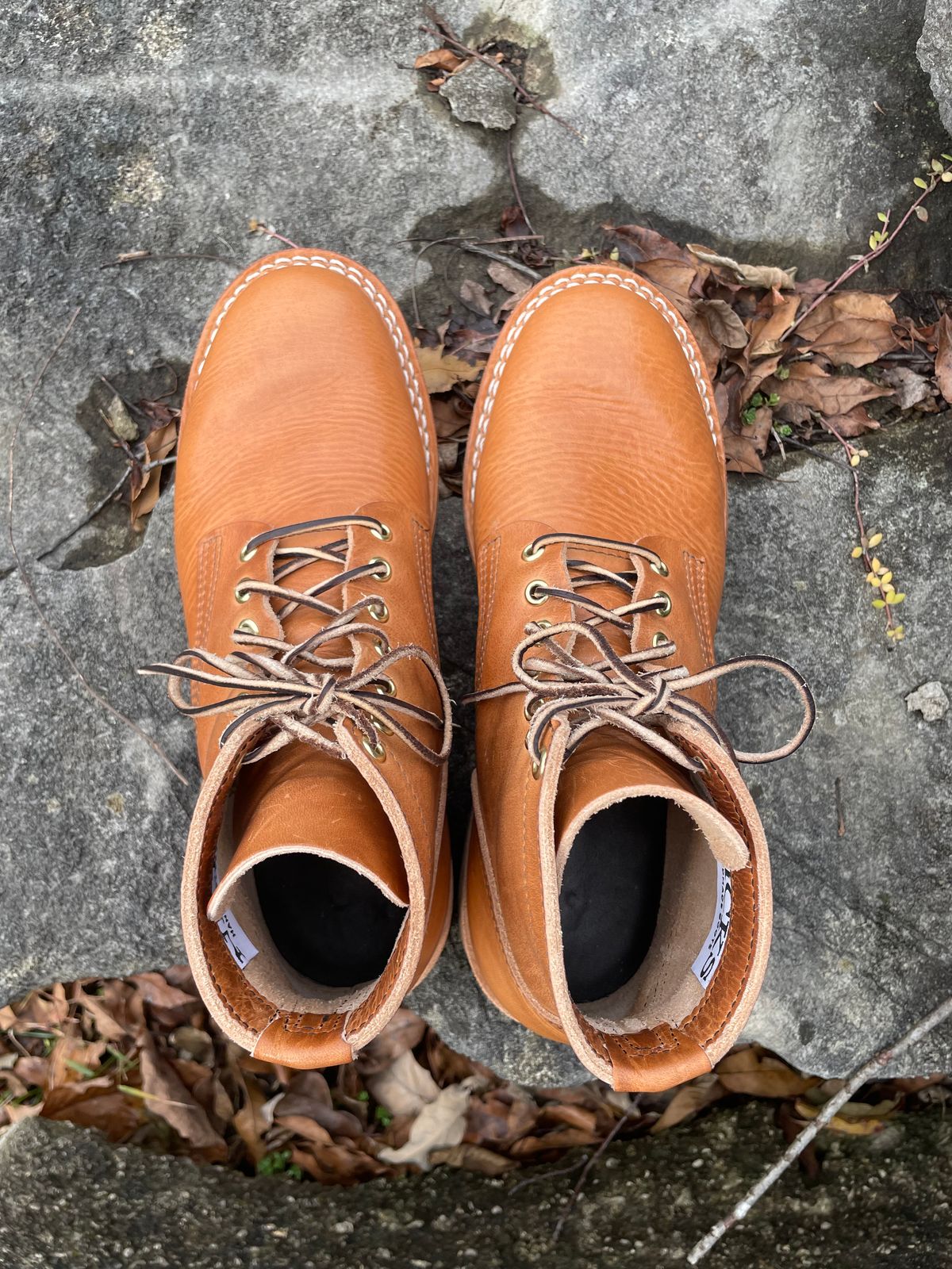 Photo by GTOby04 on November 2, 2025 of the Nicks Ivan Boot in Horween Light Natural Dublin.