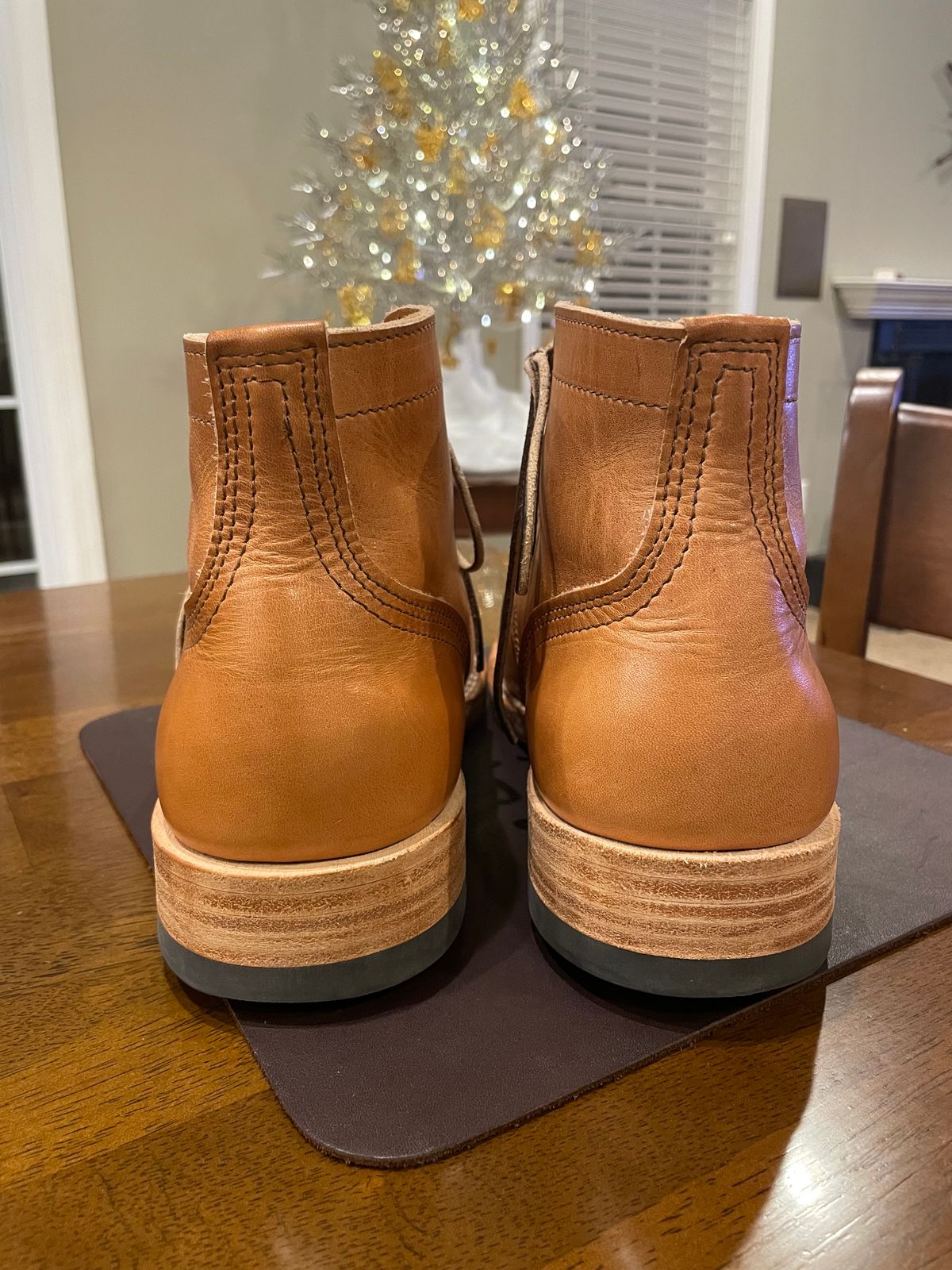 Photo by GTOby04 on December 4, 2025 of the Nicks Ivan Boot in Horween Light Natural Dublin.