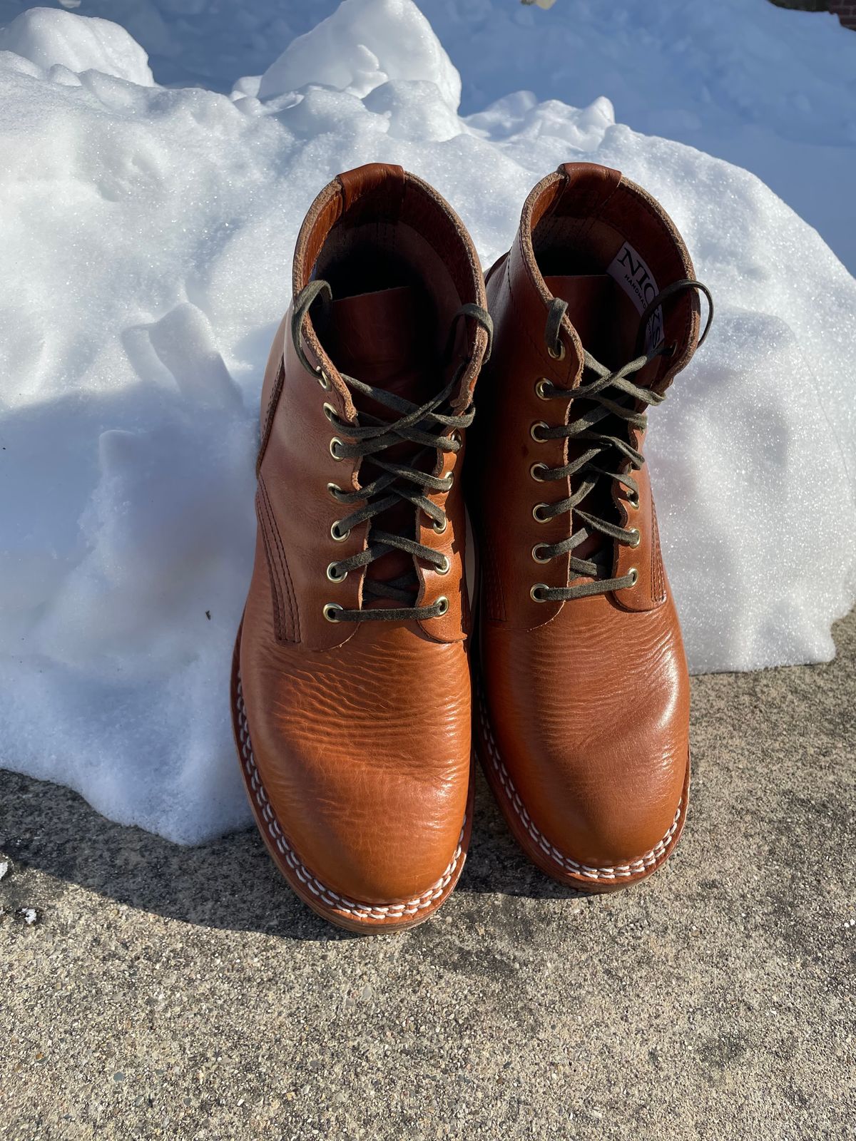Photo by GTOby04 on February 1, 2026 of the Nicks Ivan Boot in Horween Light Natural Dublin.