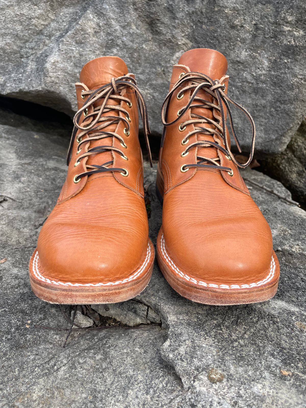 Photo by GTOby04 on March 1, 2026 of the Nicks Ivan Boot in Horween Light Natural Dublin.