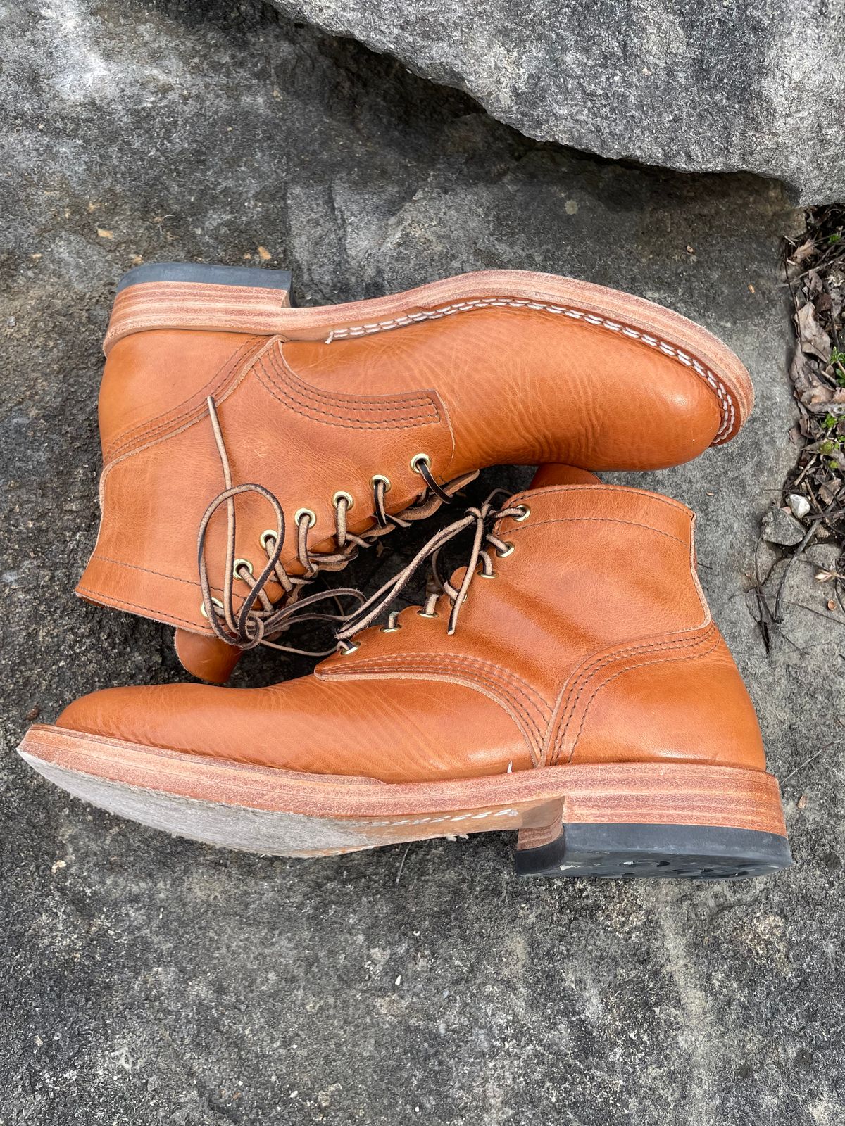 Photo by GTOby04 on March 1, 2026 of the Nicks Ivan Boot in Horween Light Natural Dublin.
