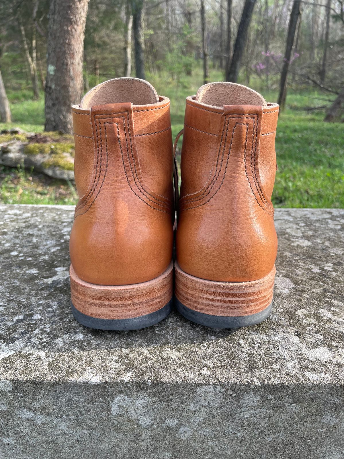 Photo by GTOby04 on April 3, 2026 of the Nicks Ivan Boot in Horween Light Natural Dublin.