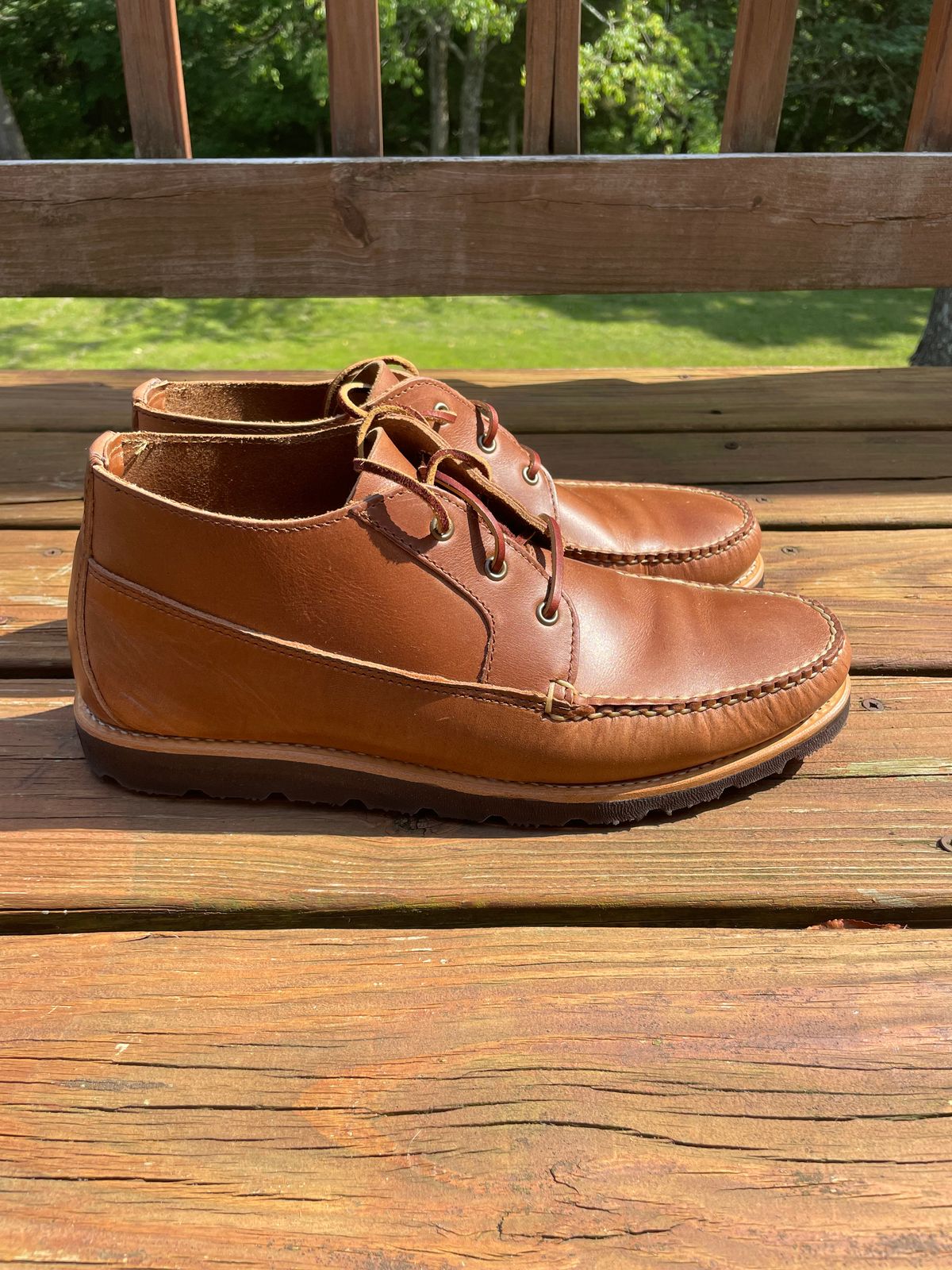 Photo by GTOby04 on June 24, 2025 of the Rancourt & Co. Acadia Chukka Redux in Horween Natural Chromexcel.