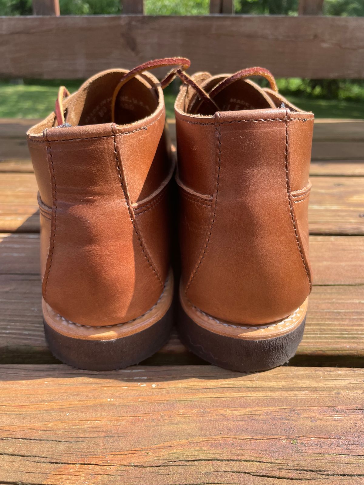 Photo by GTOby04 on June 24, 2025 of the Rancourt & Co. Acadia Chukka Redux in Horween Natural Chromexcel.