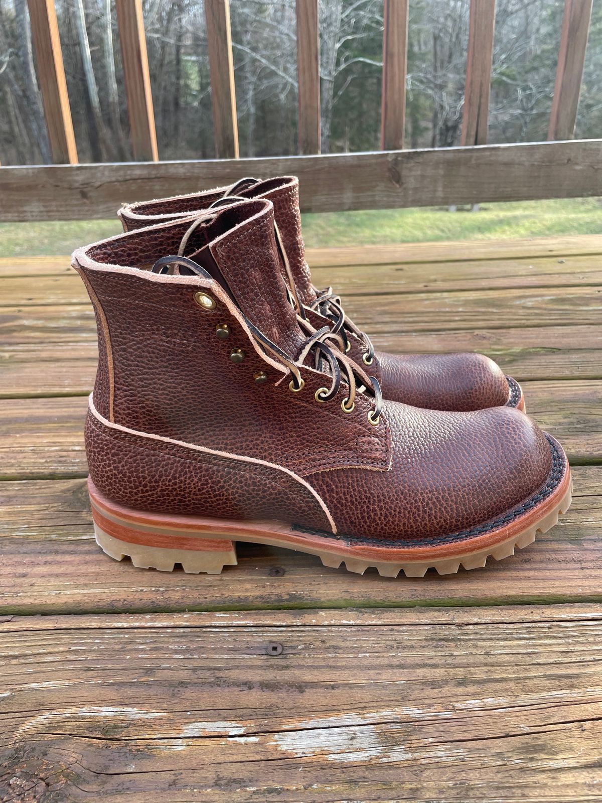 Photo by GTOby04 on December 20, 2025 of the Nicks BuilderPro HD in Bourbon Bullhide.