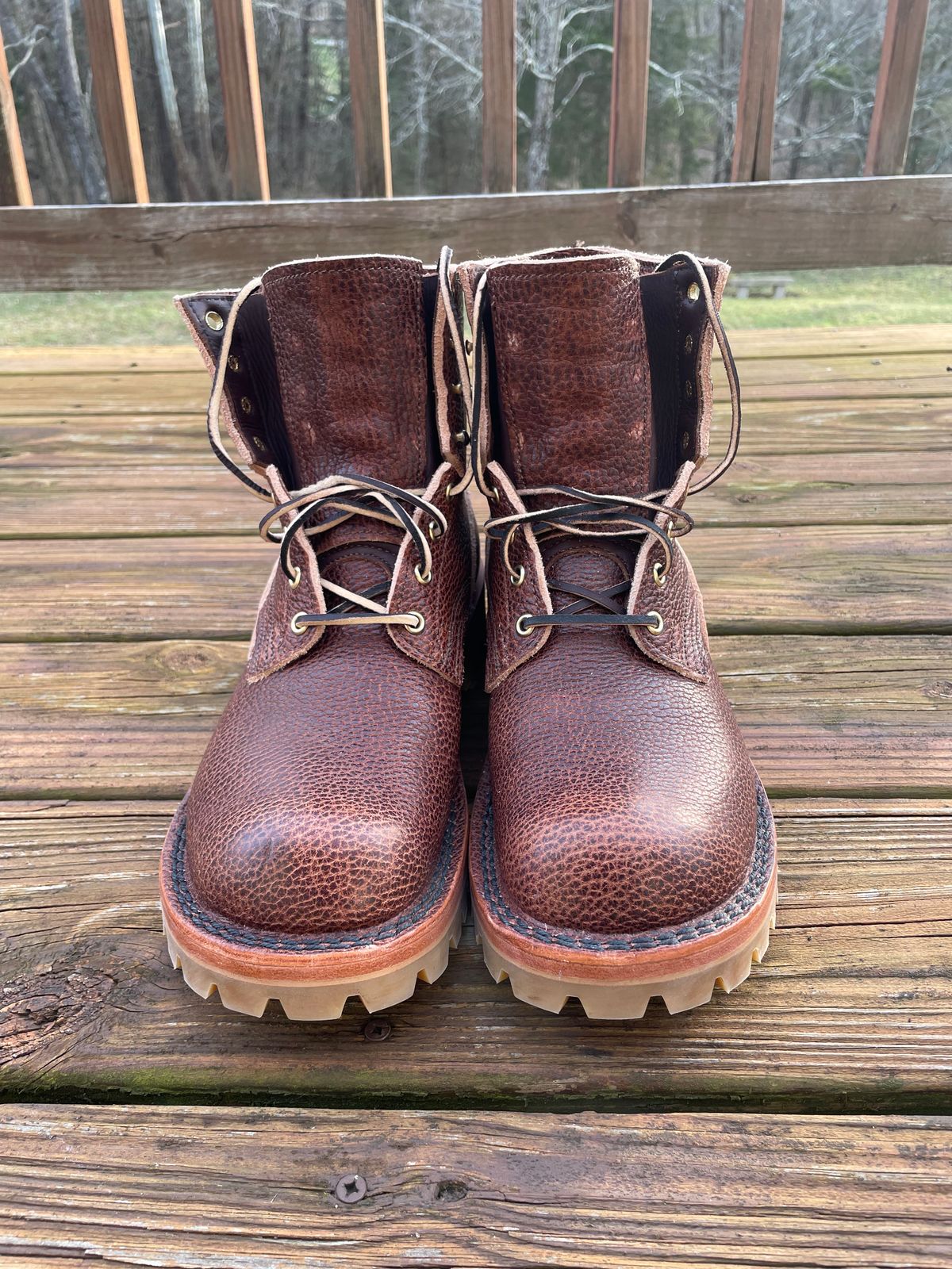 Photo by GTOby04 on December 20, 2025 of the Nicks BuilderPro HD in Bourbon Bullhide.